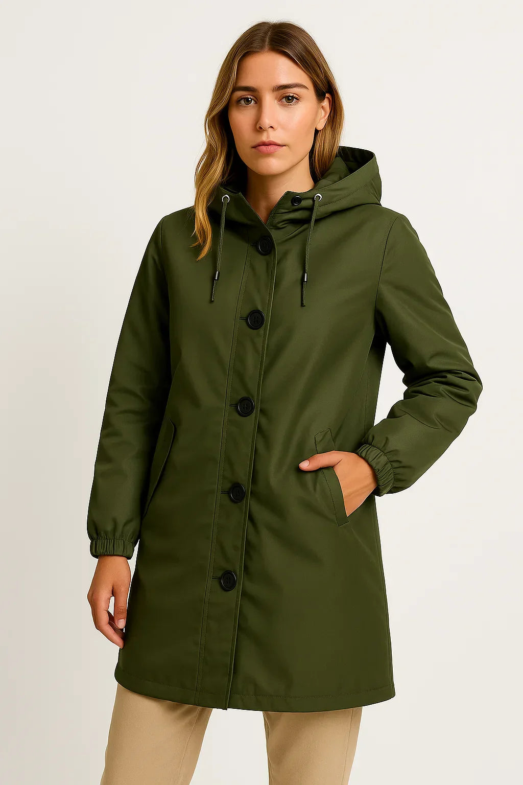 Giacca Piumino Donna | Capotto Lungo Impermeabile | Vestibilità Leggera