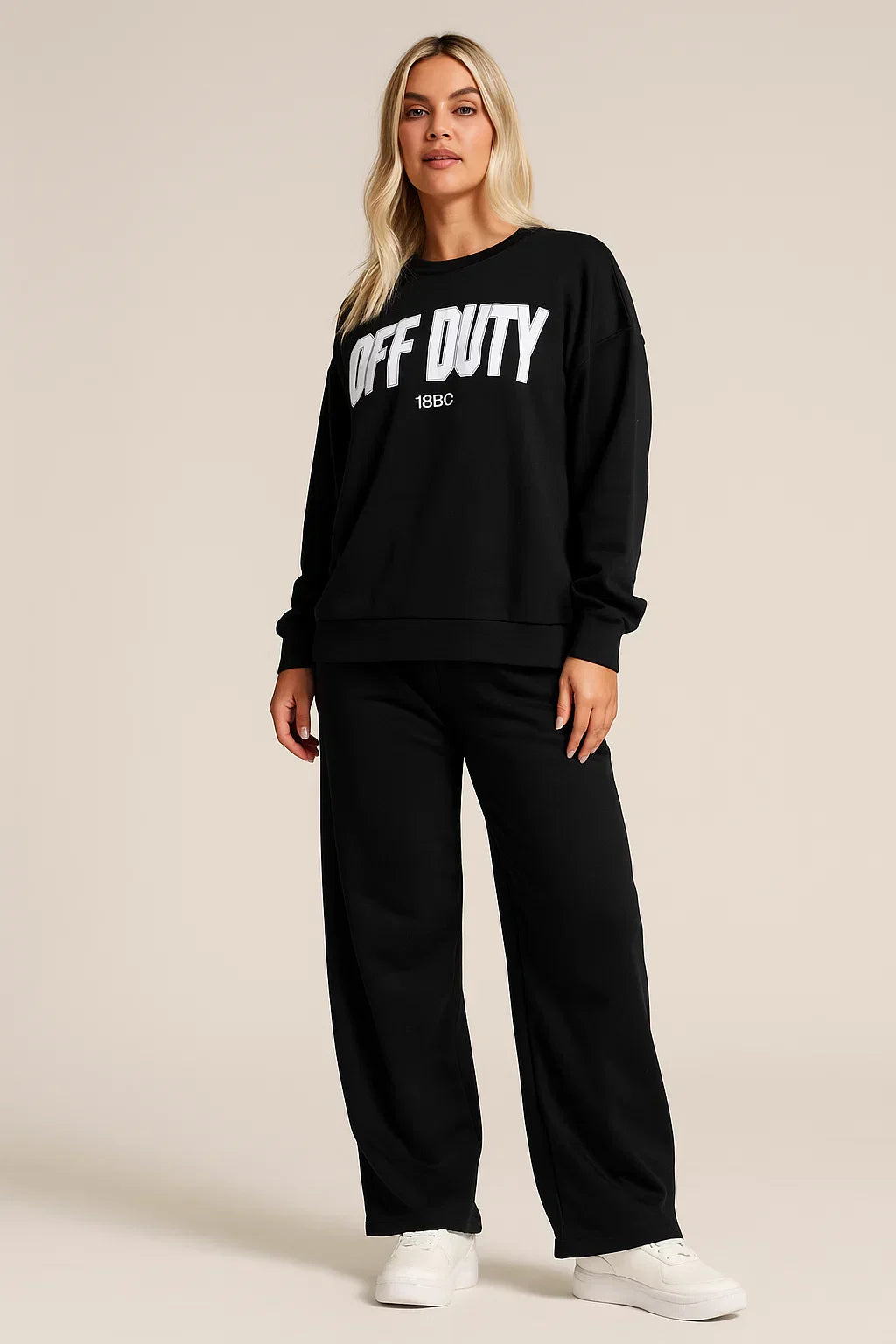 Felpa OFF DUTY Logo | Fit Relaxed