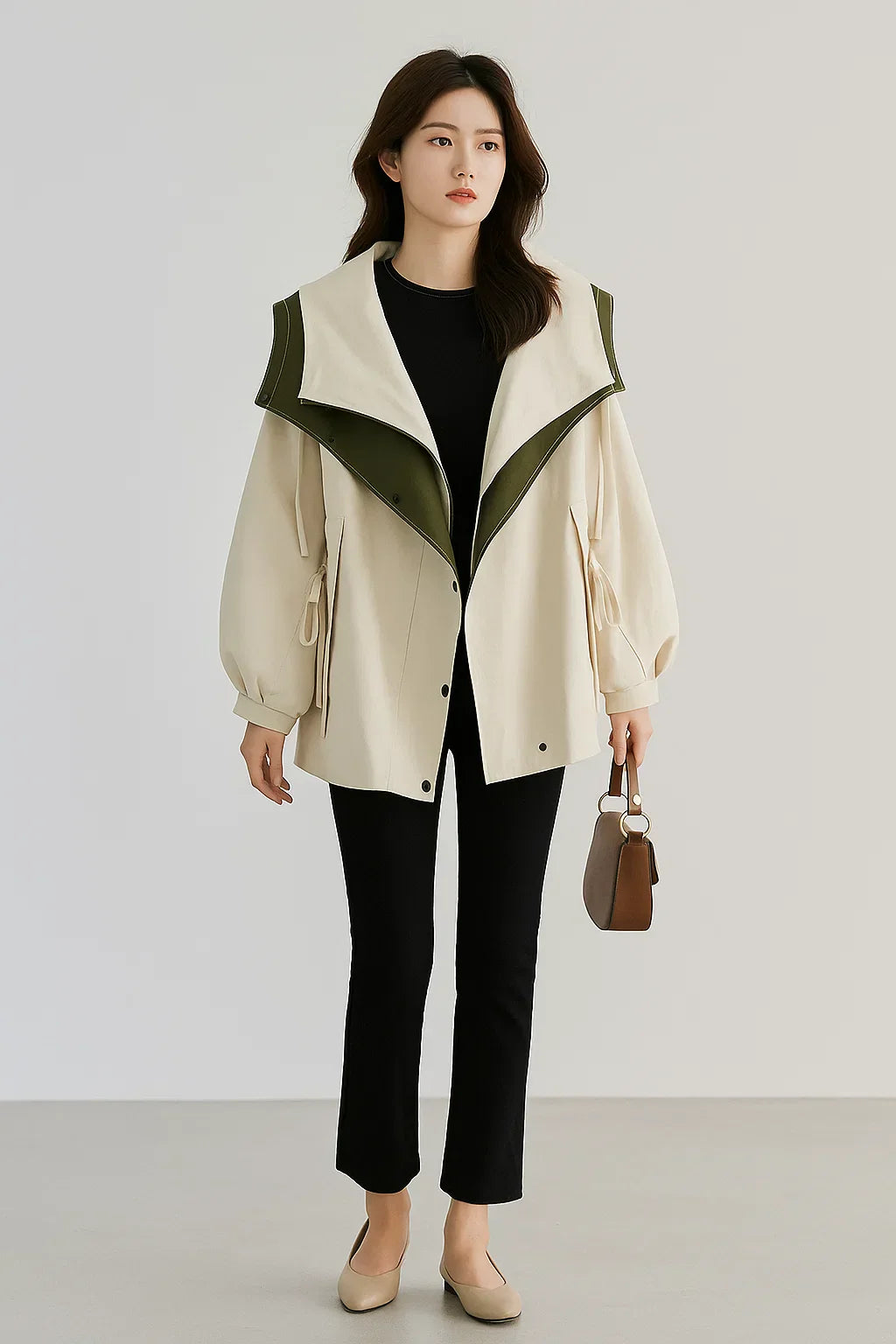 Giacca Oversized Due Toni | Design Moderno | Leggera