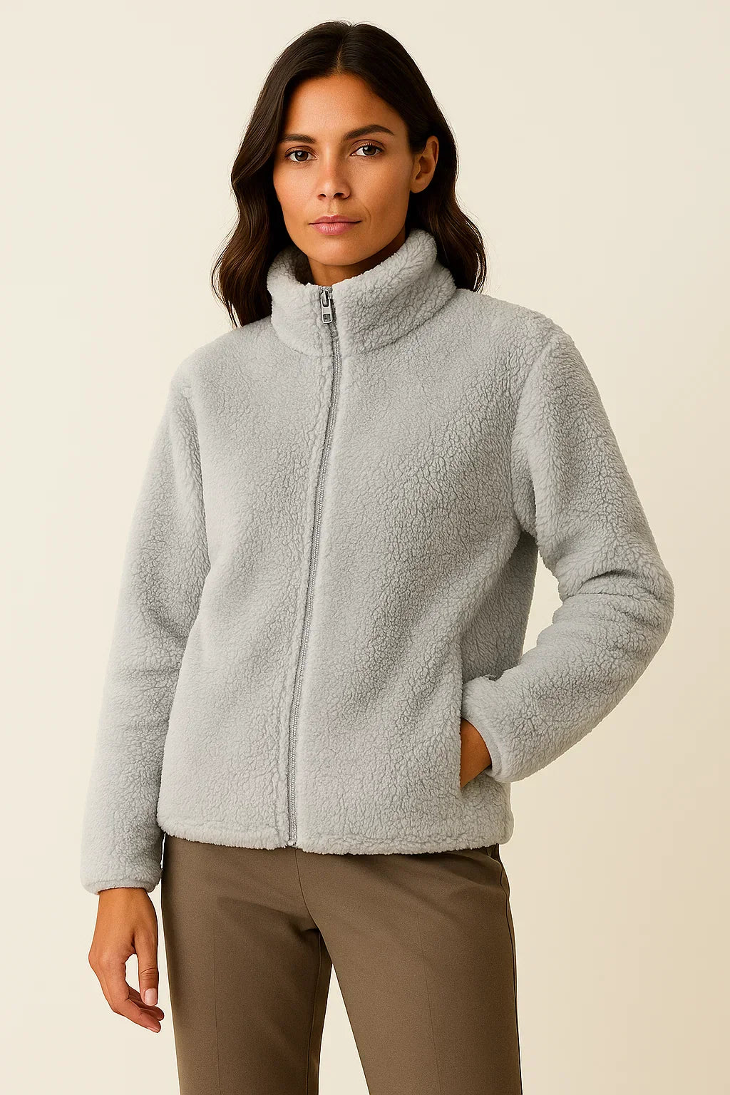 Giacca Fleece Zip | Polar Soft | Vestibilità Regolare
