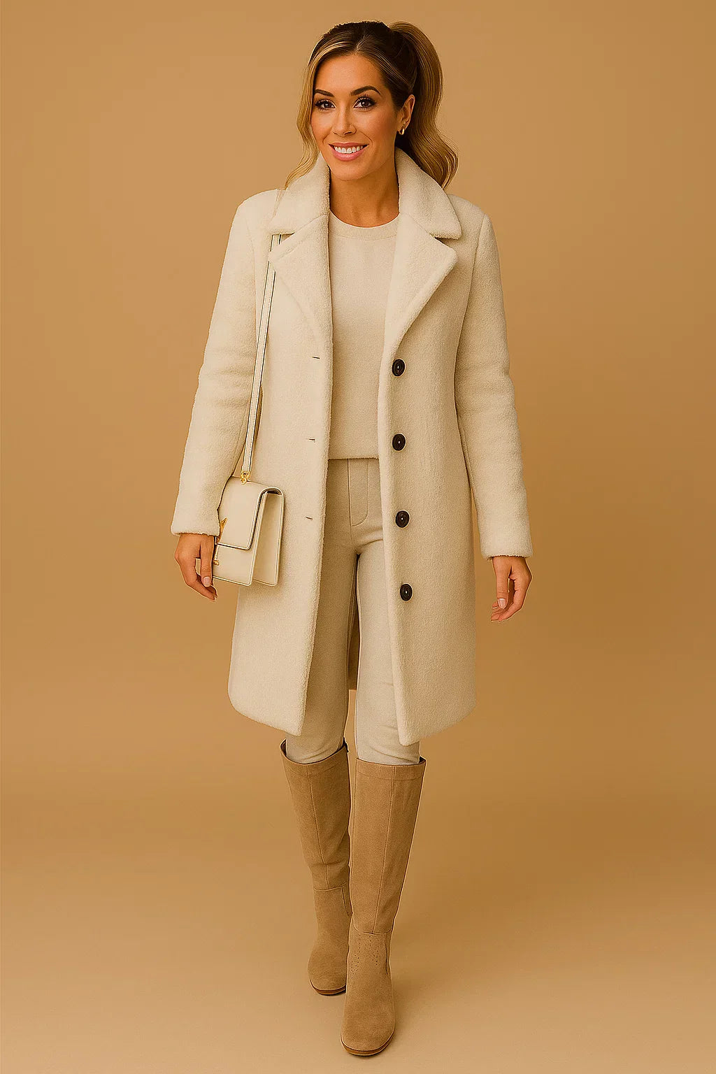 Cappotto Long Teddy Essenza | Finish Morbido