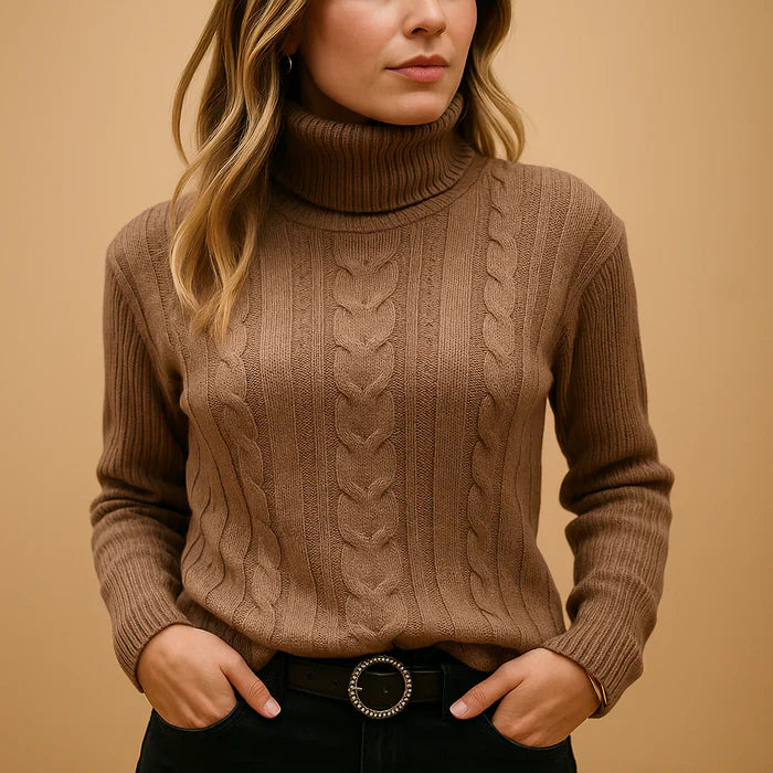 Maglione Jersey Turtleneck | Silhouette Fitted | Essenziale Invernale