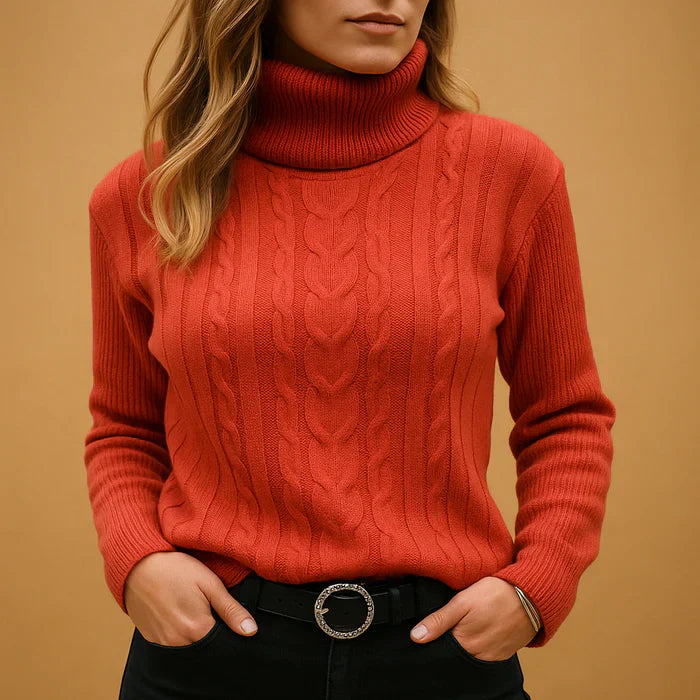 Maglione Jersey Turtleneck | Silhouette Fitted | Essenziale Invernale