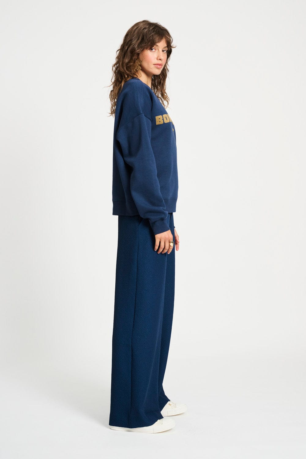 Sweatshirt in Cotone | Stampa Bon Appétit | Fit Relaxed