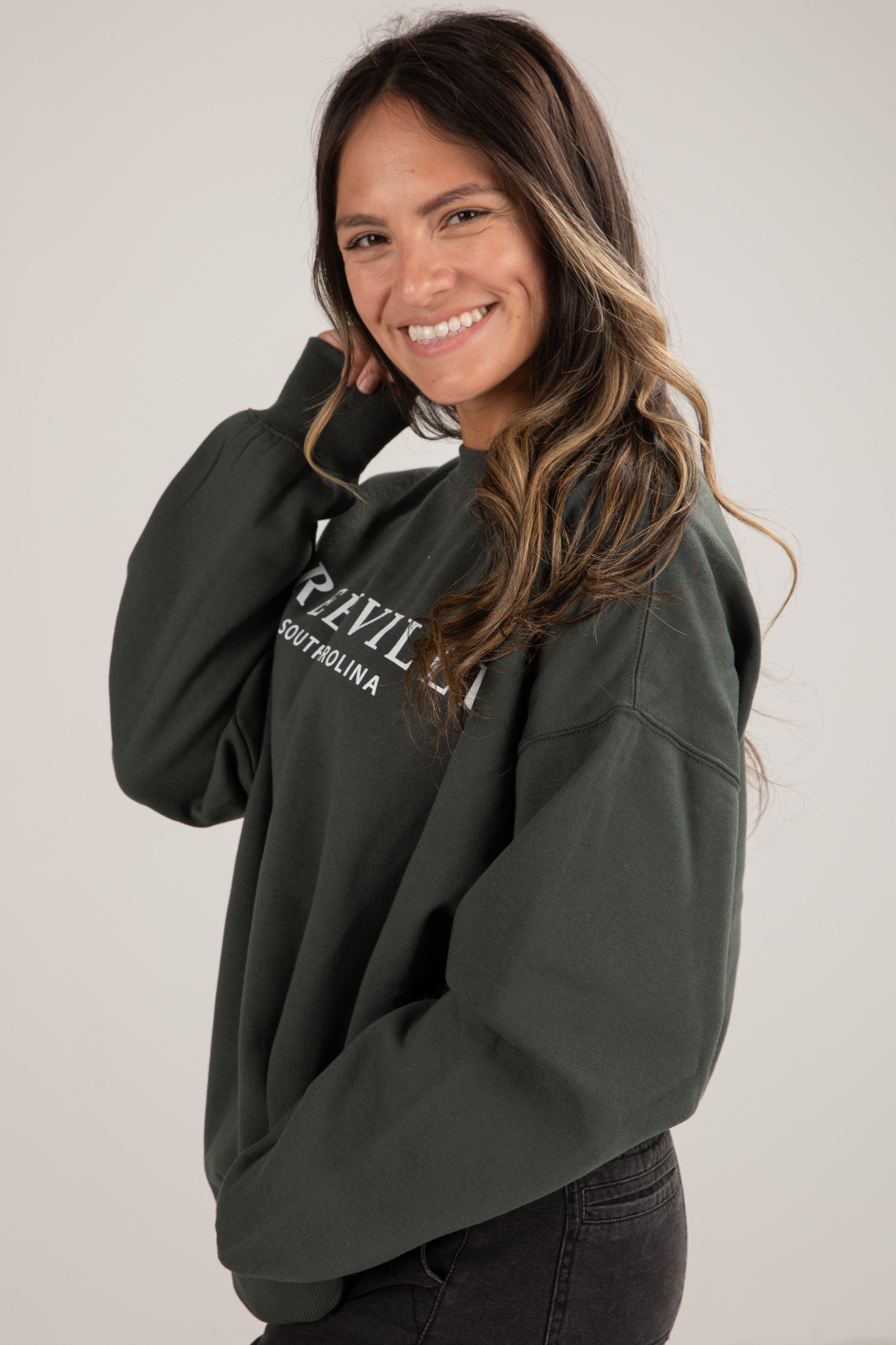 Felpa in Cotone | Stampa Greenville South Carolina | Fit Relaxed