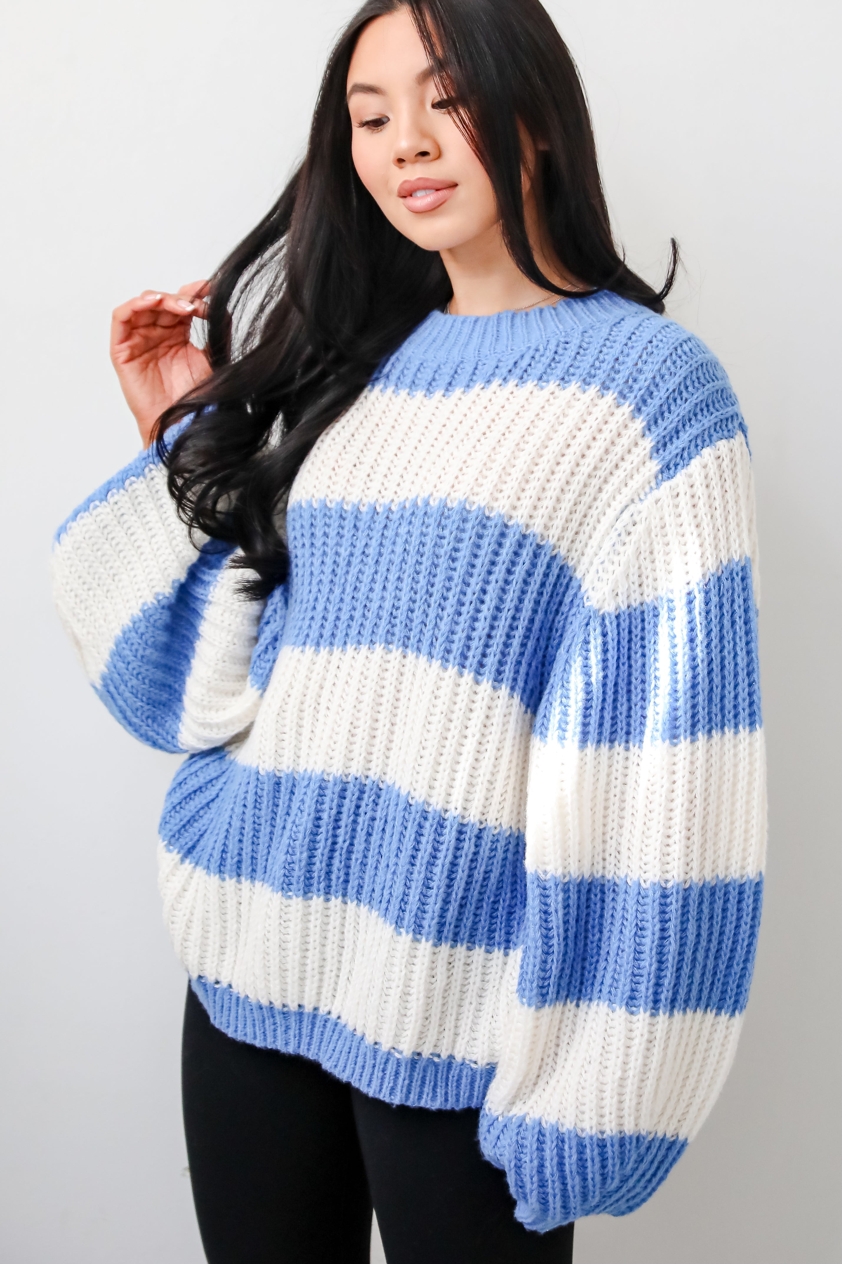 Maglione Oversized a Righe | Jersey Morbido | Vestibilità Ampia