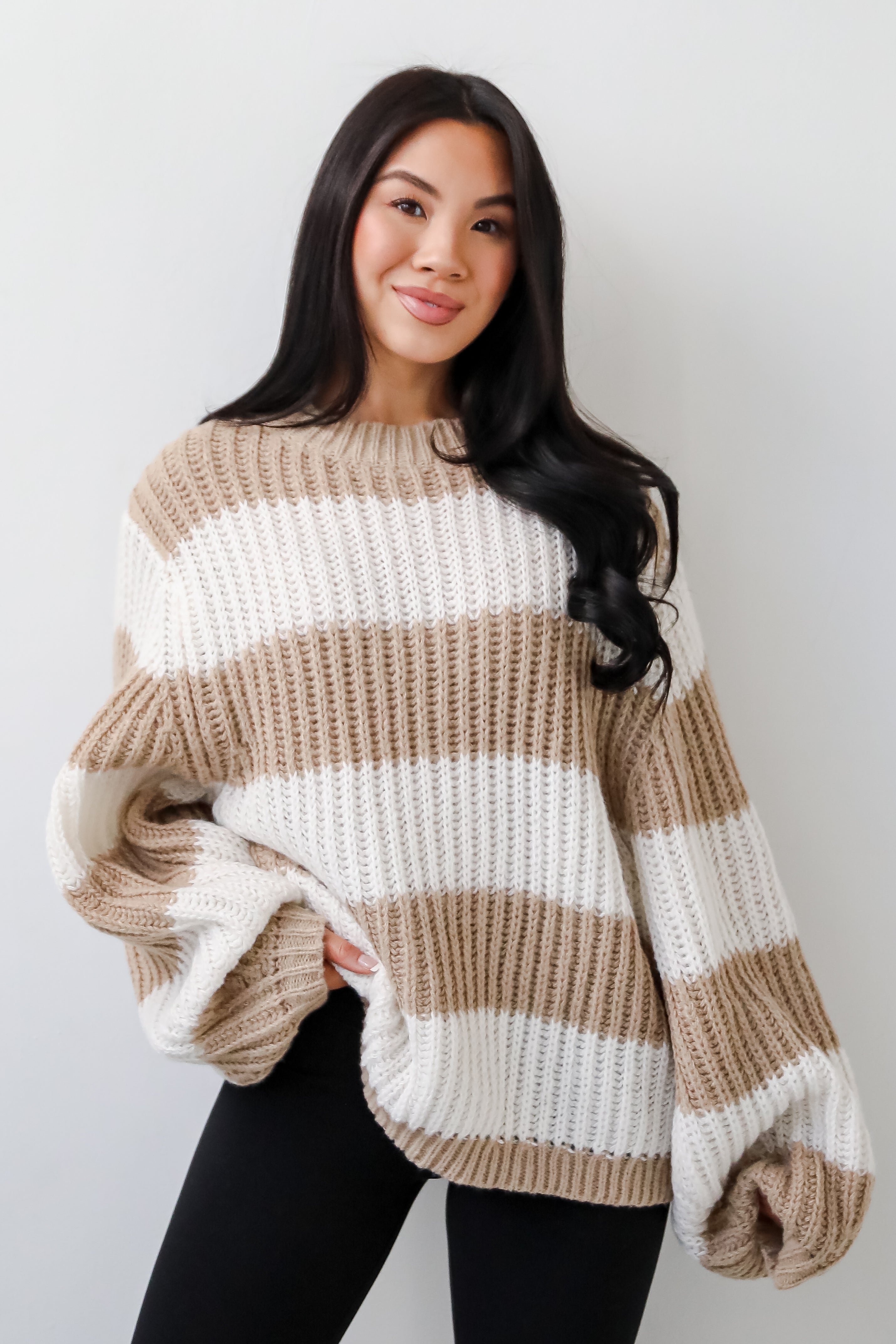 Maglione Oversized a Righe | Jersey Morbido | Vestibilità Ampia