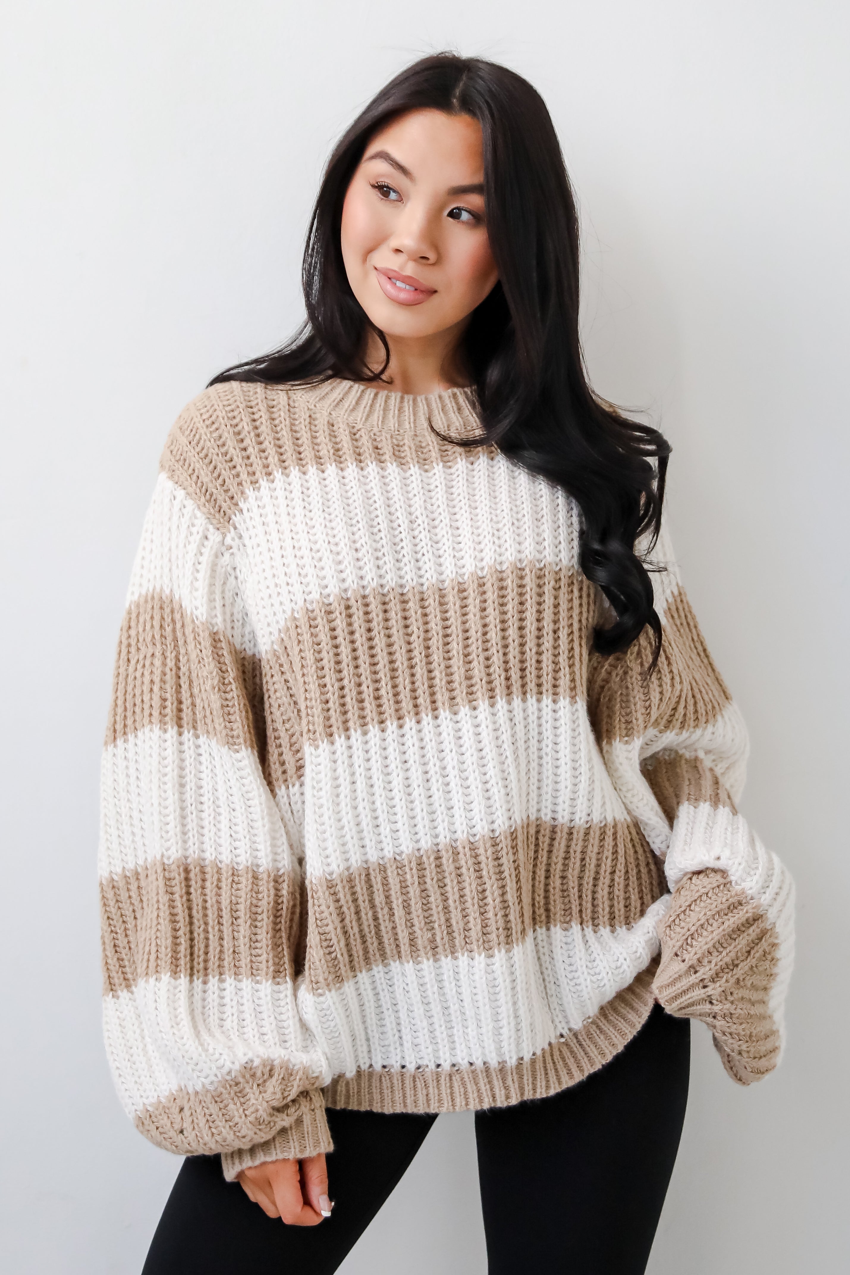 Maglione Oversized a Righe | Jersey Morbido | Vestibilità Ampia