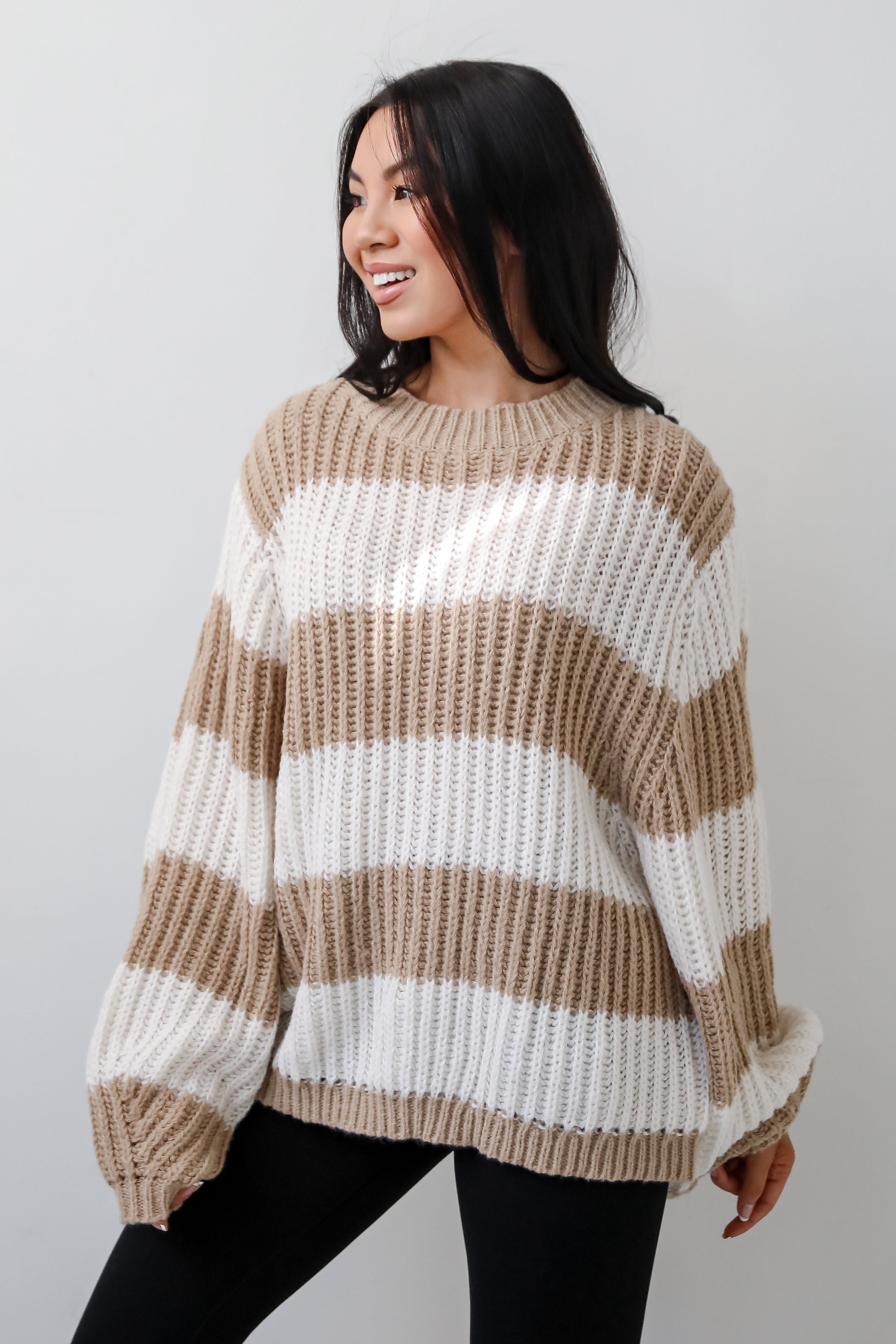 Maglione Oversized a Righe | Jersey Morbido | Vestibilità Ampia