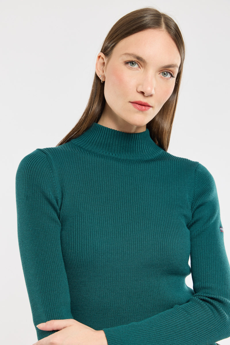Maglione Collo Alto Ribattuto | Slim Fit | Invernale