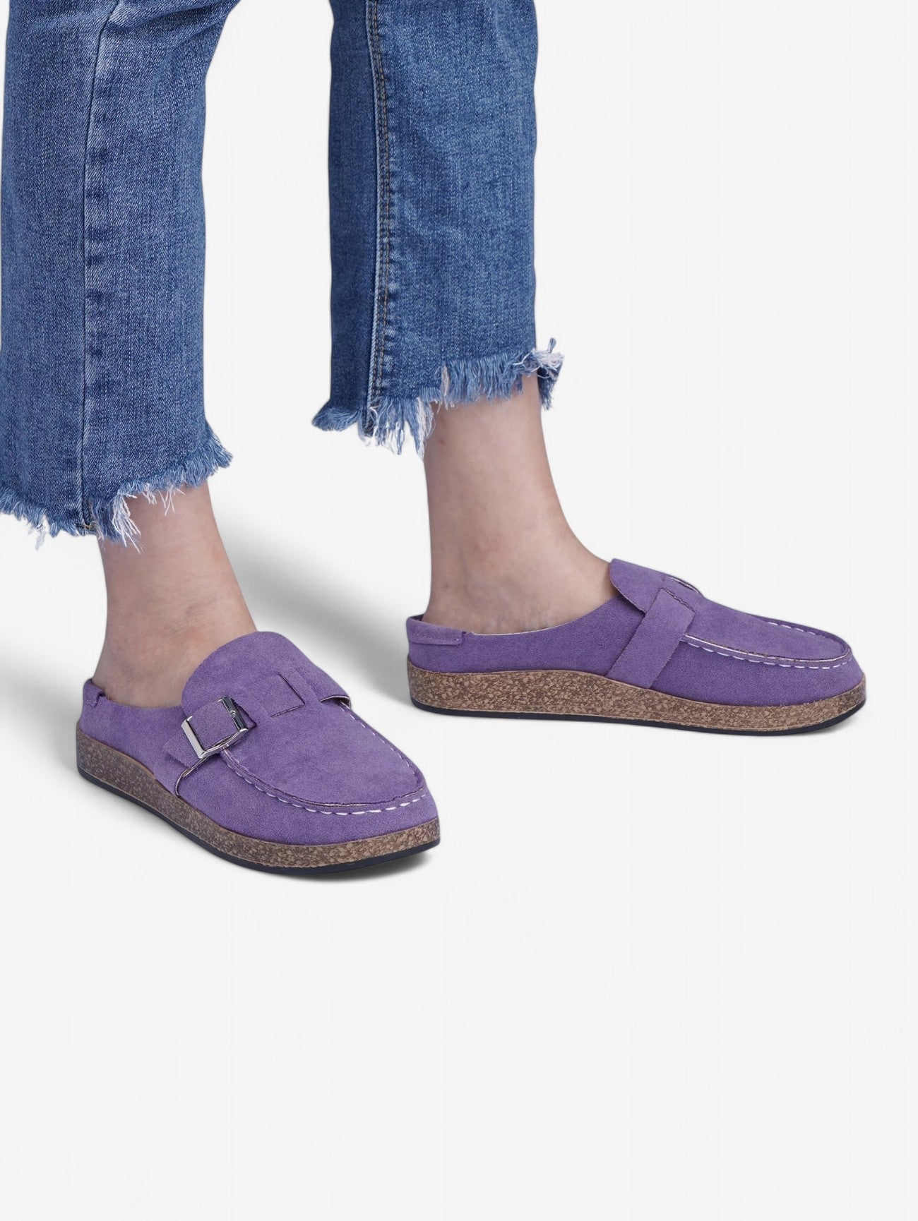 Mule Jada | Clog in Pelle Sintetica con Dettaglio Buckle