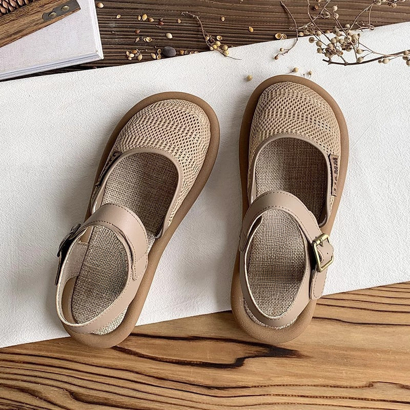 Sandal | Superiore Intrecciato con Suola Cuscinetto