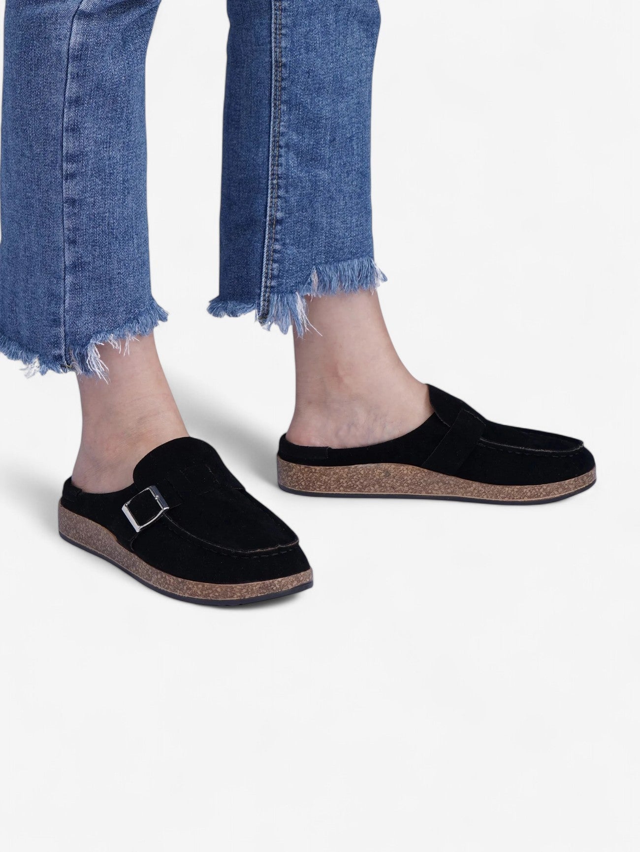 Mule Jada | Clog in Pelle Sintetica con Dettaglio Buckle