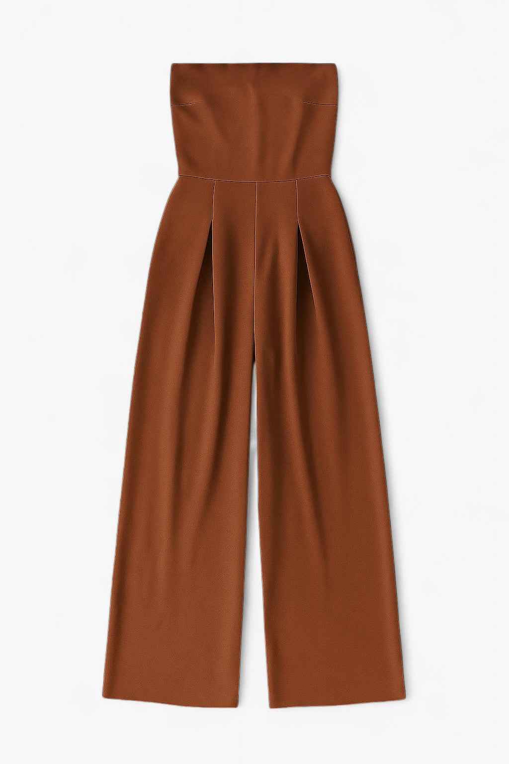 Tuta Senza Spalline Wide Leg | Alta Vita con Corpino Strutturato Estate
