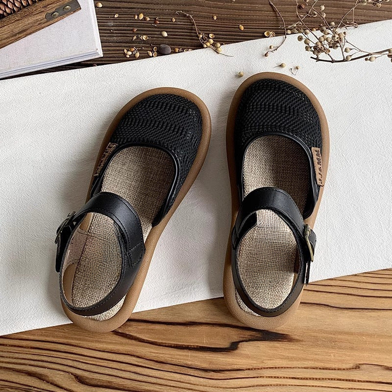 Sandal | Superiore Intrecciato con Suola Cuscinetto