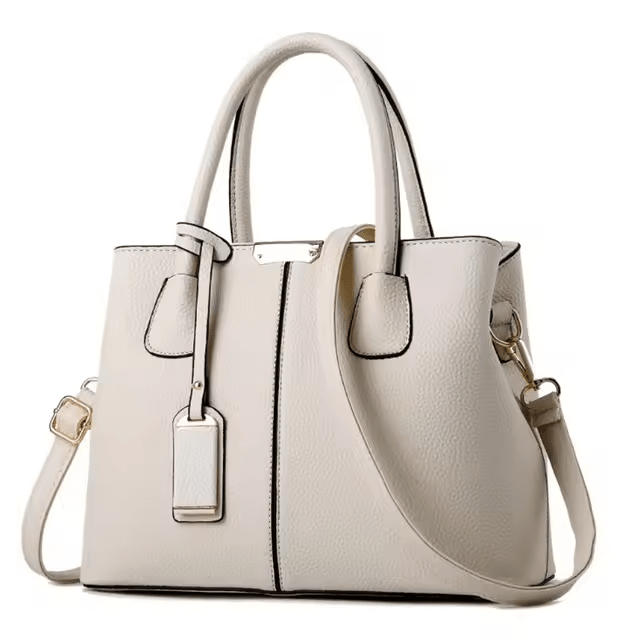 Borsa Tote Essenza in Pelle Strutturata | Design Duale