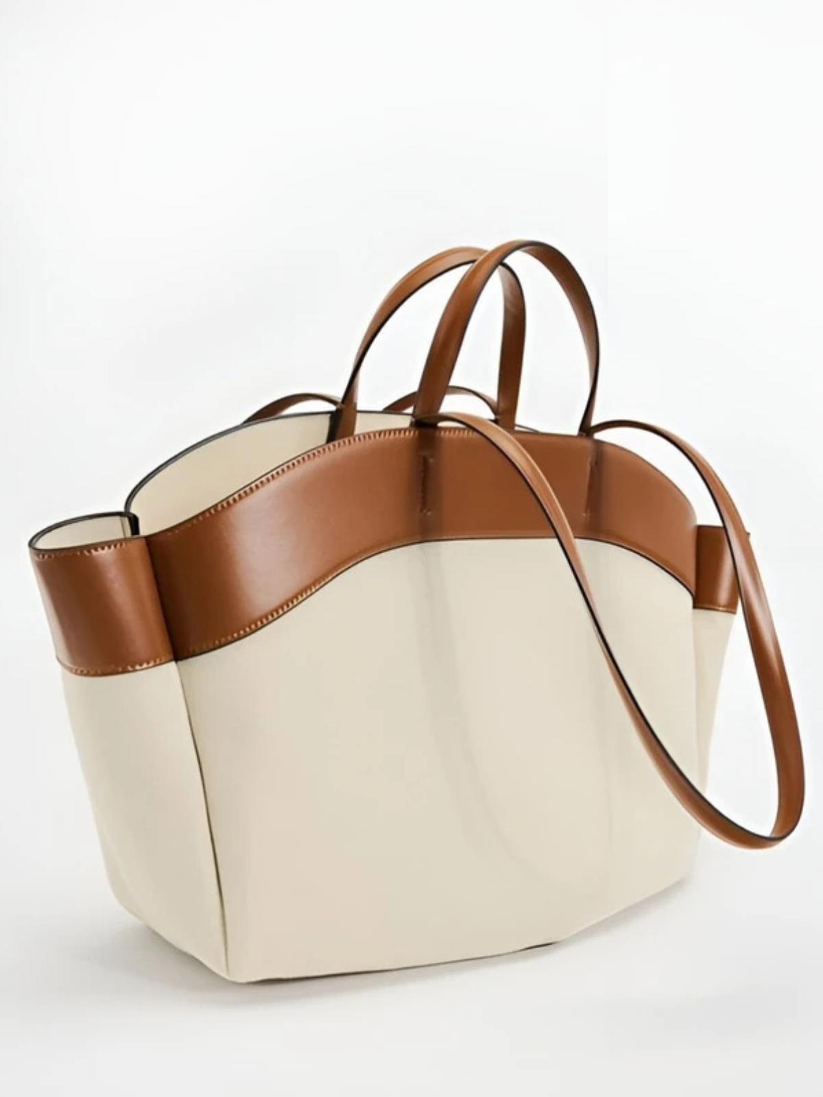 Borsa tote Essenza in canvas a grande capacità