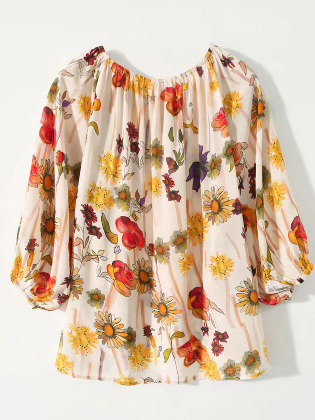 Blusa Floreale | Maniche Morbide | Luminosa Collection