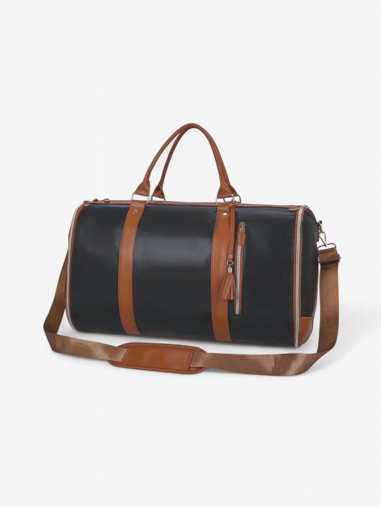Borsa Weekender Altrove | Crema e Marrone