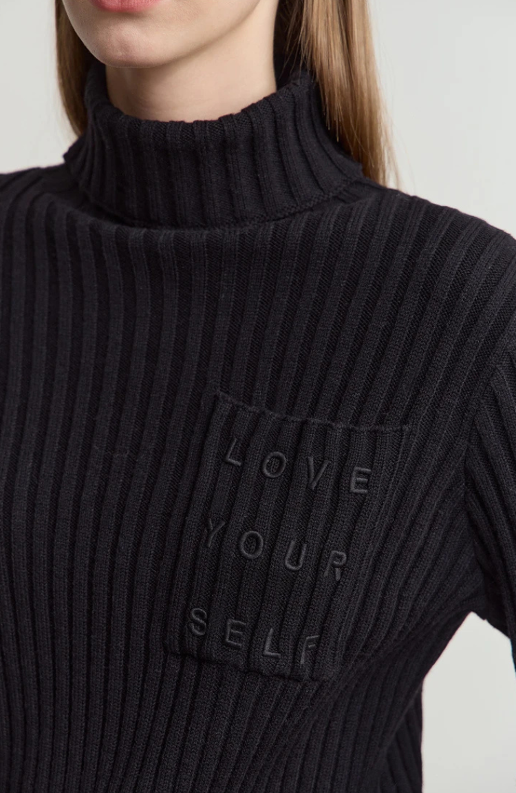 Maglione Collo Alto Ribattuto | Misto Cashmere | Silhouette Adatta