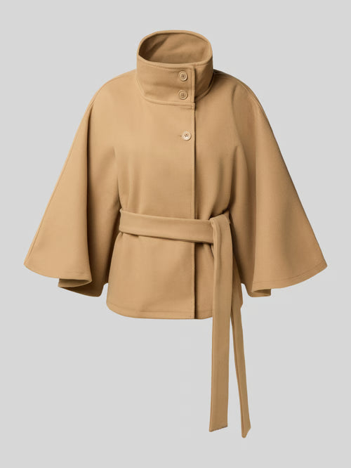 Giacca Cappa con Cintura | Collo Alto | Autunno Inverno