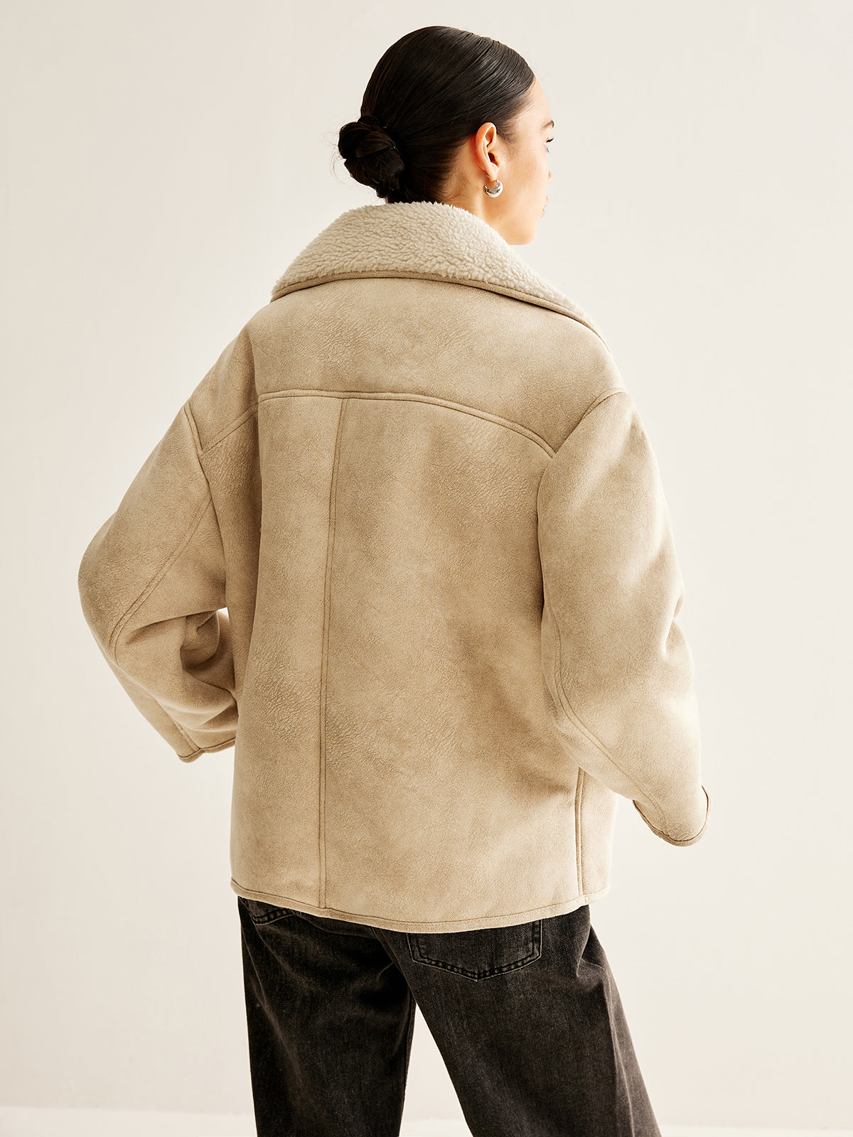Giacca Faux Shearling Essenza | Fit Oversized | Inverno