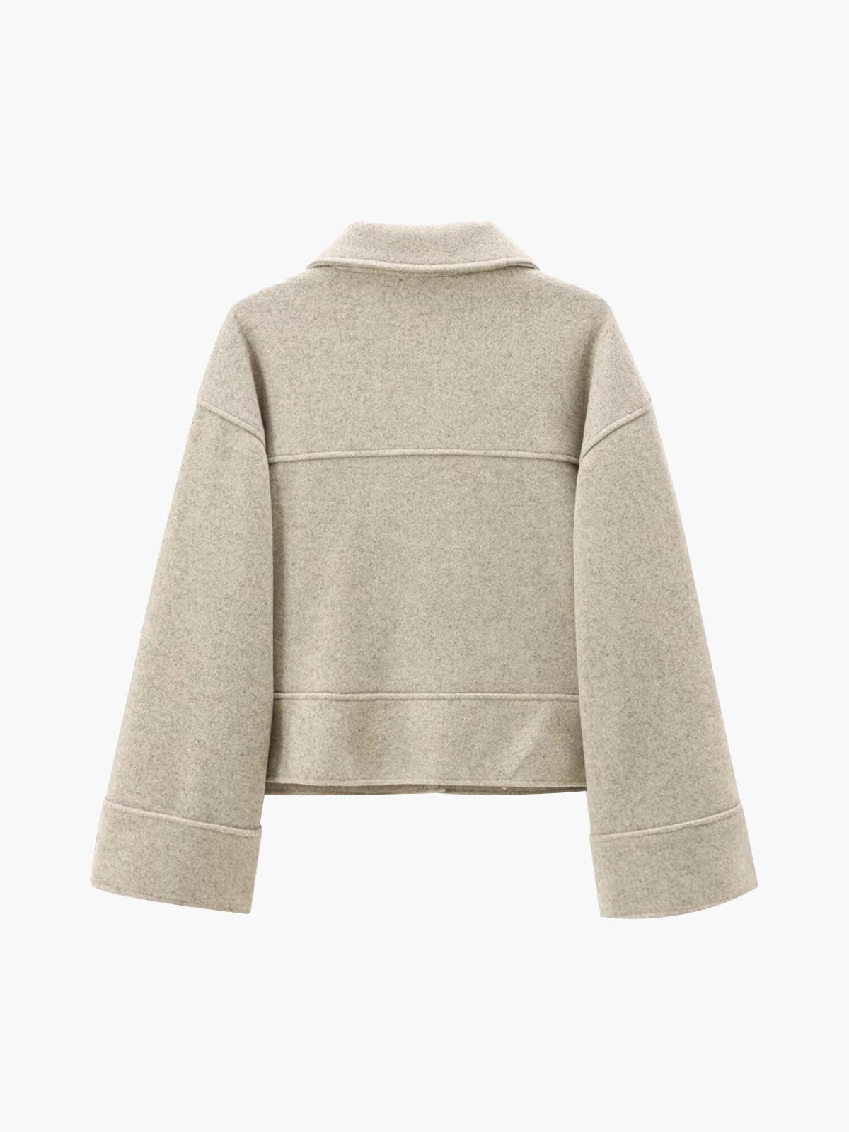 Giacca Corta in Misto Lana | Fit Strutturato
