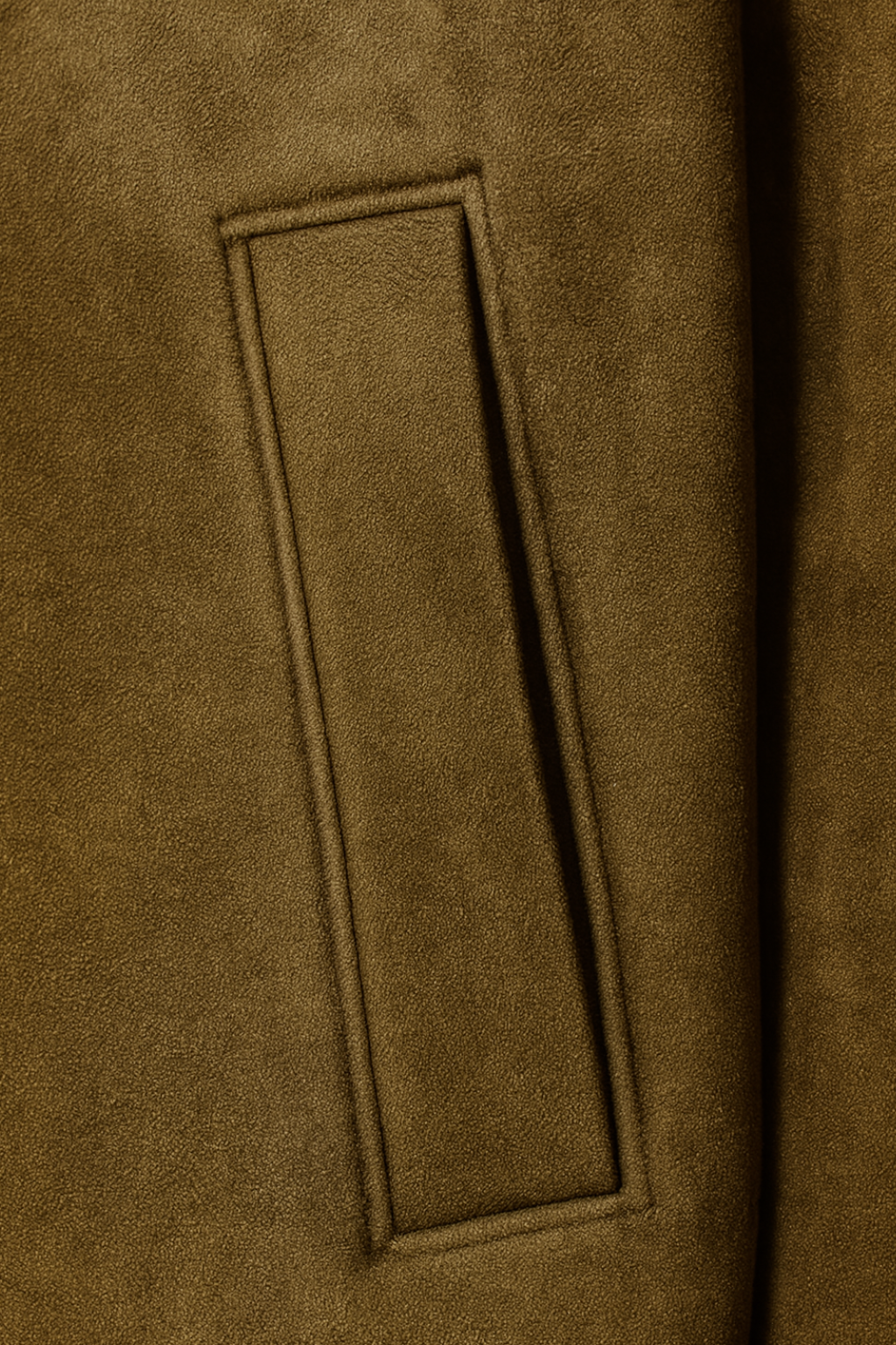 Giacca Cropped Effetto Suede | Bottoni Frontali Collo Ribassato Autunno Inverno