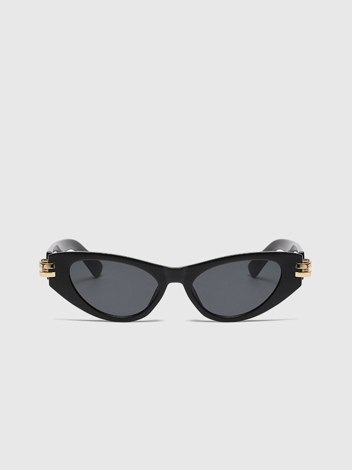 Occhiali Cat-Eye | Nero | Dettaglio Oro | Protezione UV