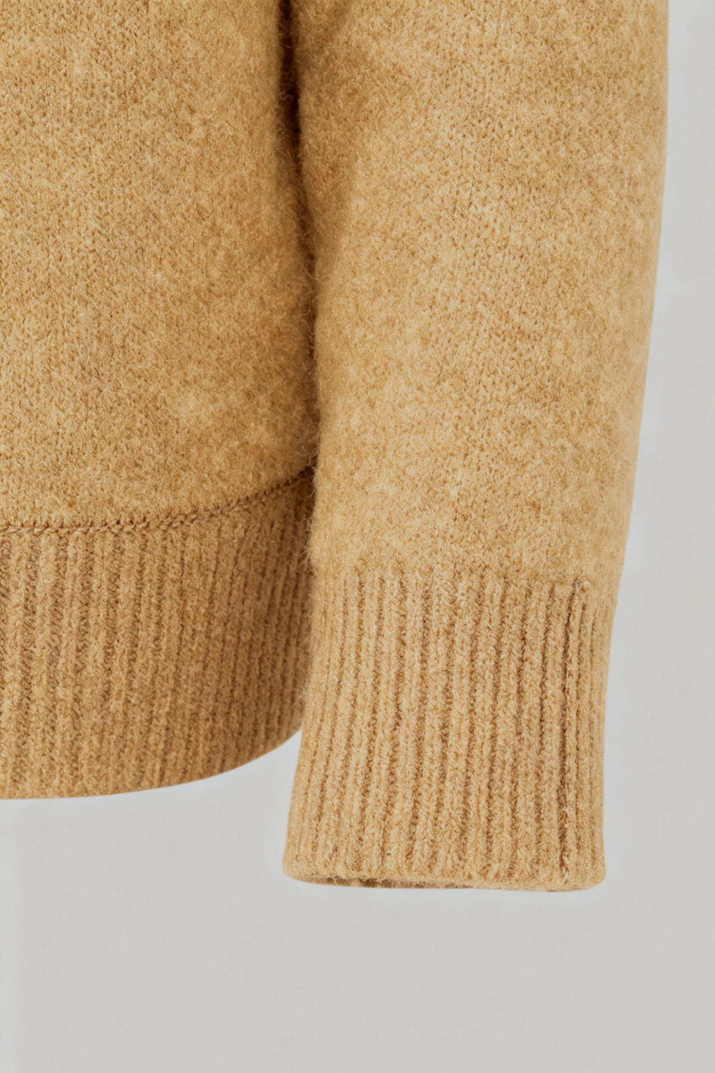 Maglione in Cashmere con Scollo a V | Maglia Lunga, Slim Fit, Finitura Senza Salti