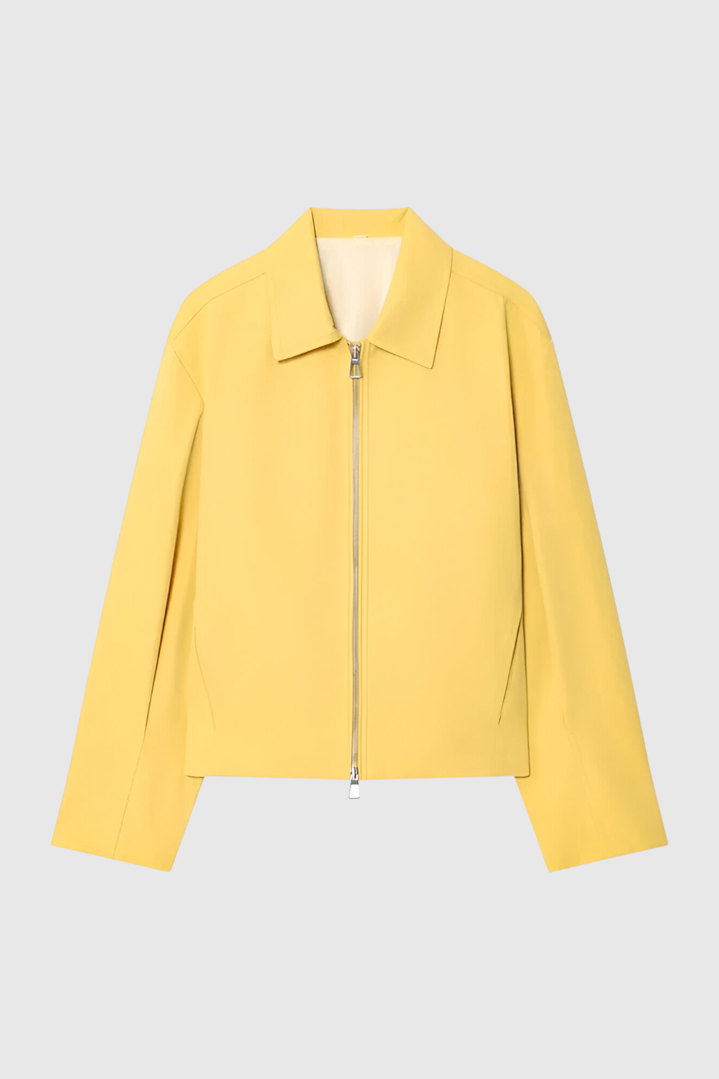 Giacca Zip Front Essenza | Collo Ribassato Fit Relaxed Inverno