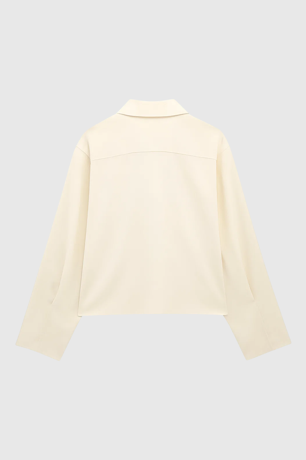 Giacca con Zip e Collo | Mix di Poliestere Elasticizzato | Lunghezza Regolare