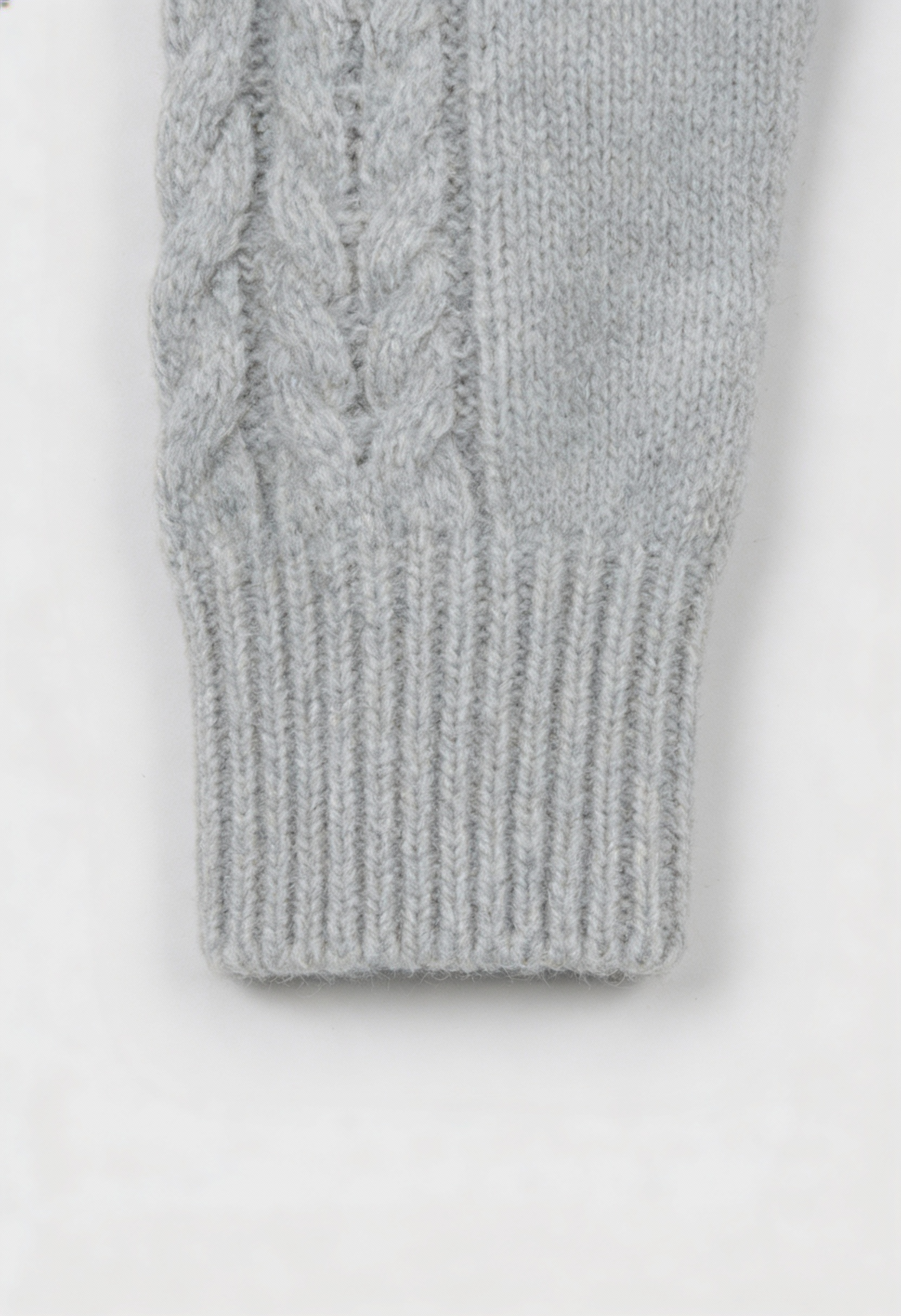Cardigan Zip in Maglia a Cavo Essenza | Collo Alto | Lunghezza Cropped | Fit Relaxed