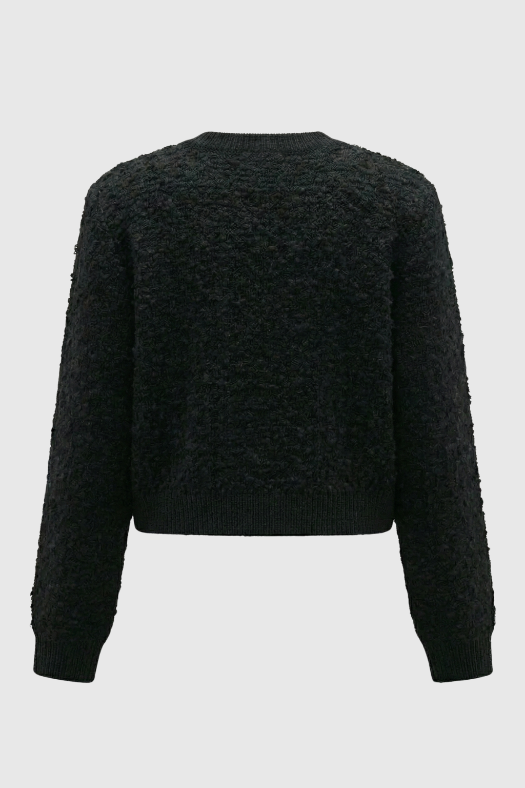 Cardigan Essenza | Maglia Tessuta | Bottoni Gioiello | Scollo Tondo | Fit Comodo