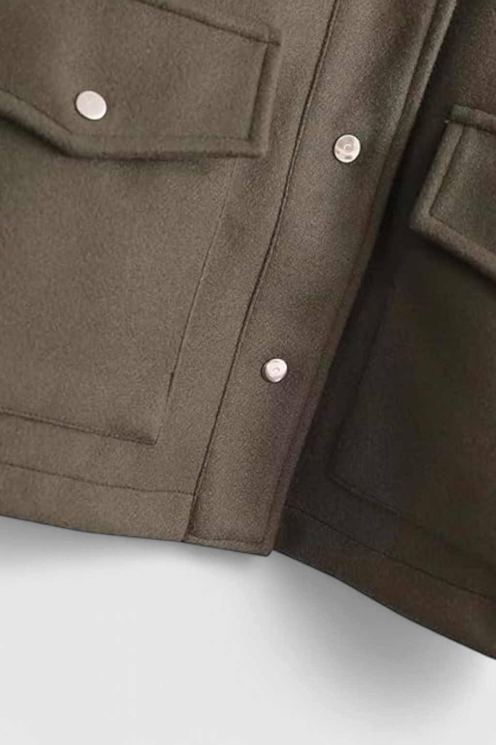 Giacca Cropped | Collo Quadrato, Dettaglio Tasca Utilitaria