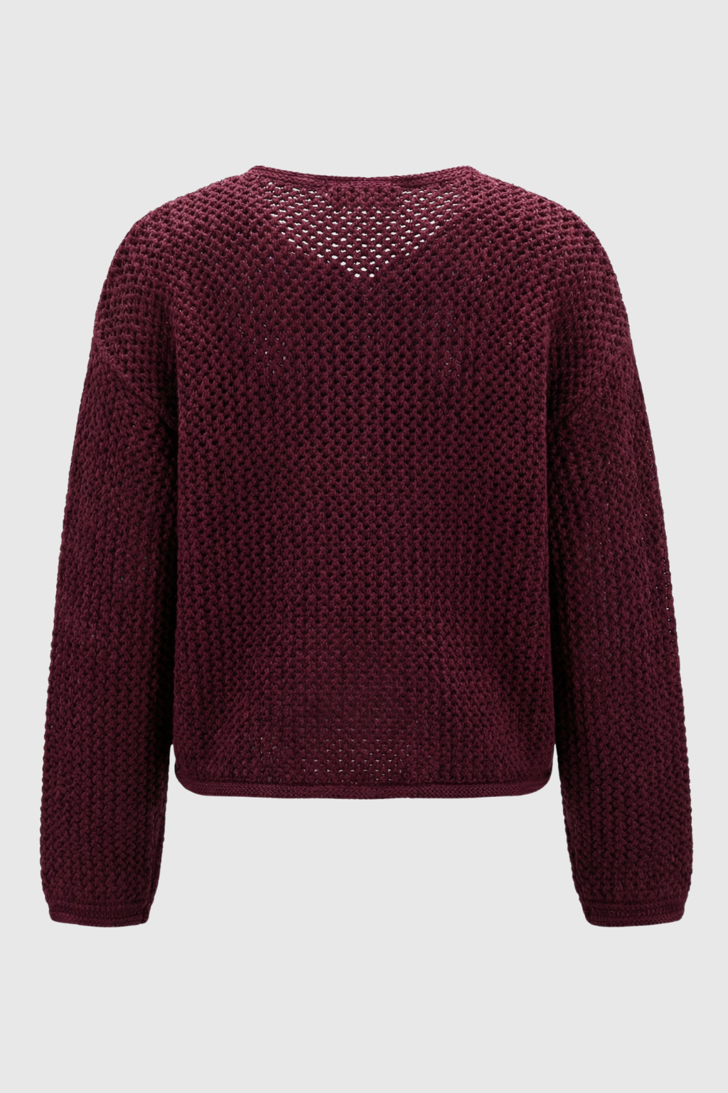 Cardigan Essenza in Maglia Tessuta | Collo Rotondo | Dettaglio Tasche | Fit Regolare