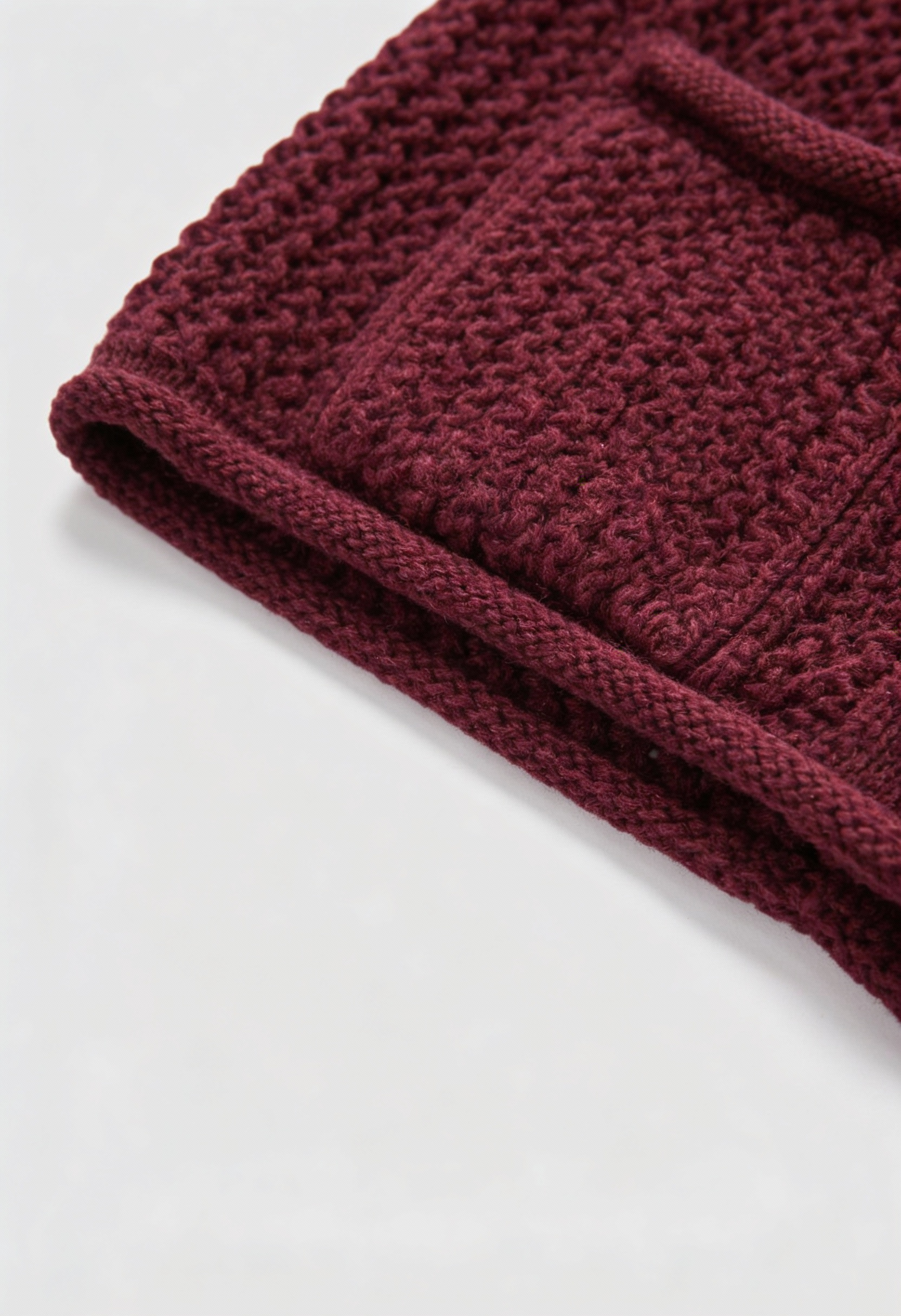 Cardigan Essenza in Maglia Tessuta | Collo Rotondo | Dettaglio Tasche | Fit Regolare