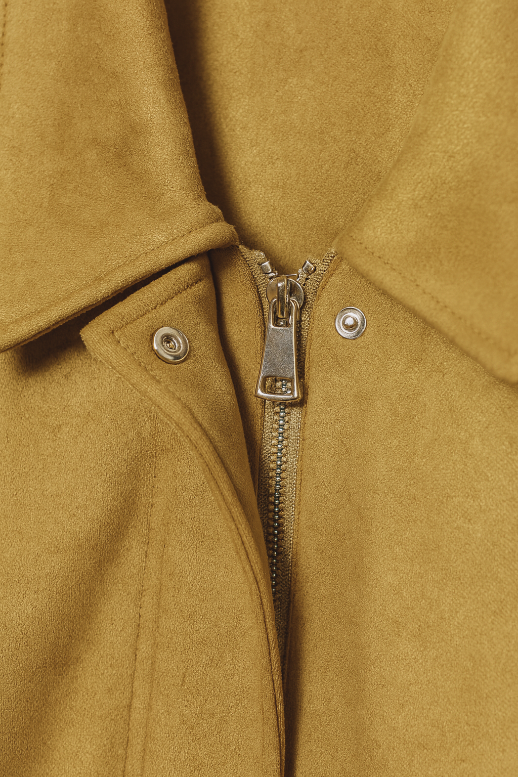 Giacca Effetto Suede | Lunghezza Cropped | Collo Ribattuto