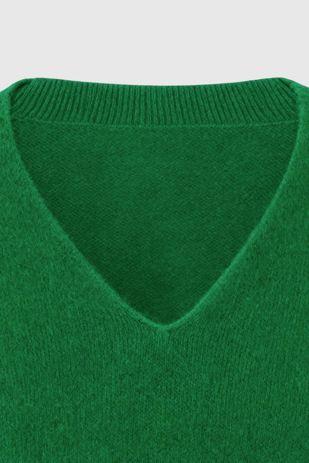 Maglione in Cashmere con Scollo a V | Maglia Lunga, Slim Fit, Finitura Senza Salti