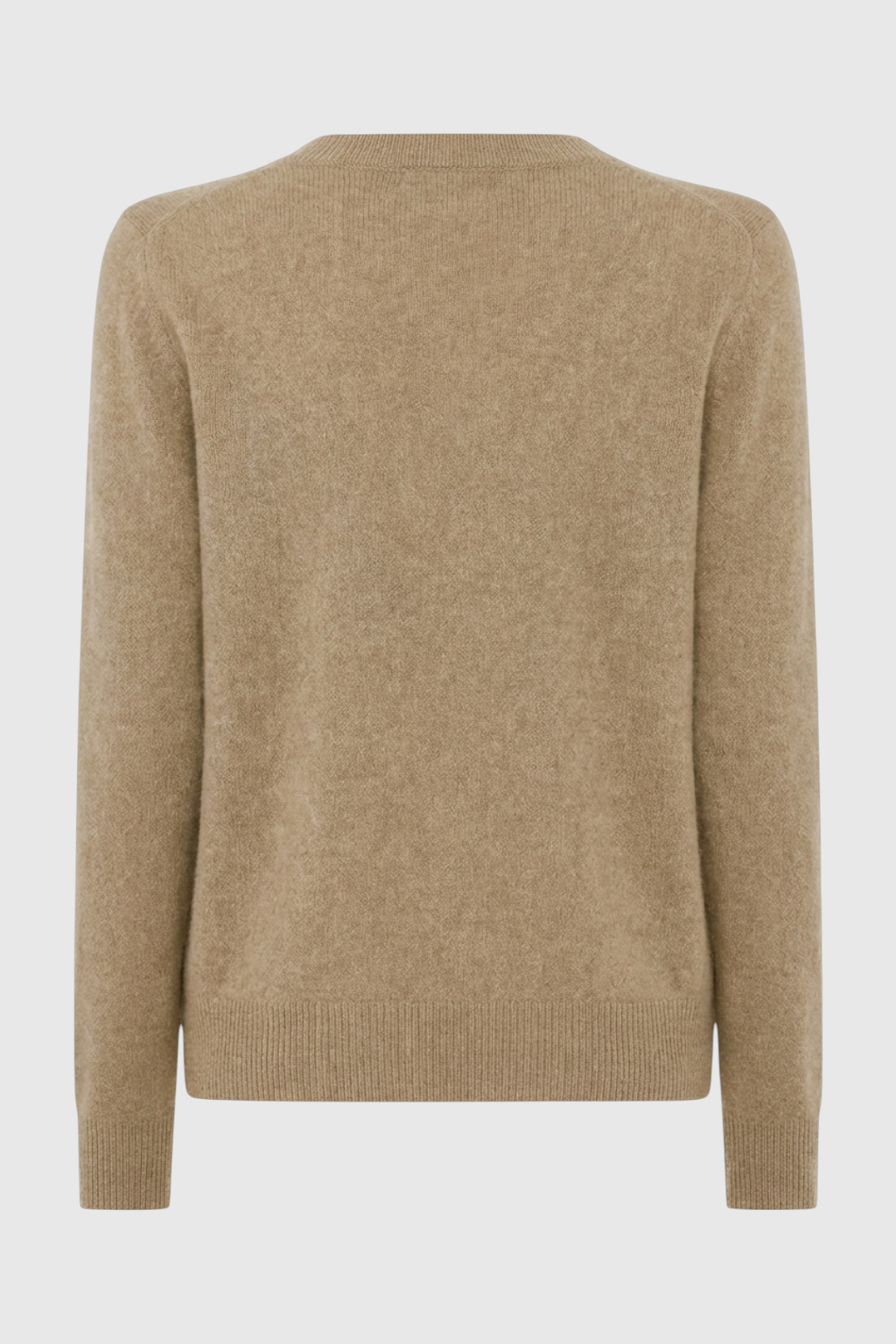 Maglione in Cashmere Scollo a V | Maglia Lunga, Slim Fit, Finitura Senza Giunture
