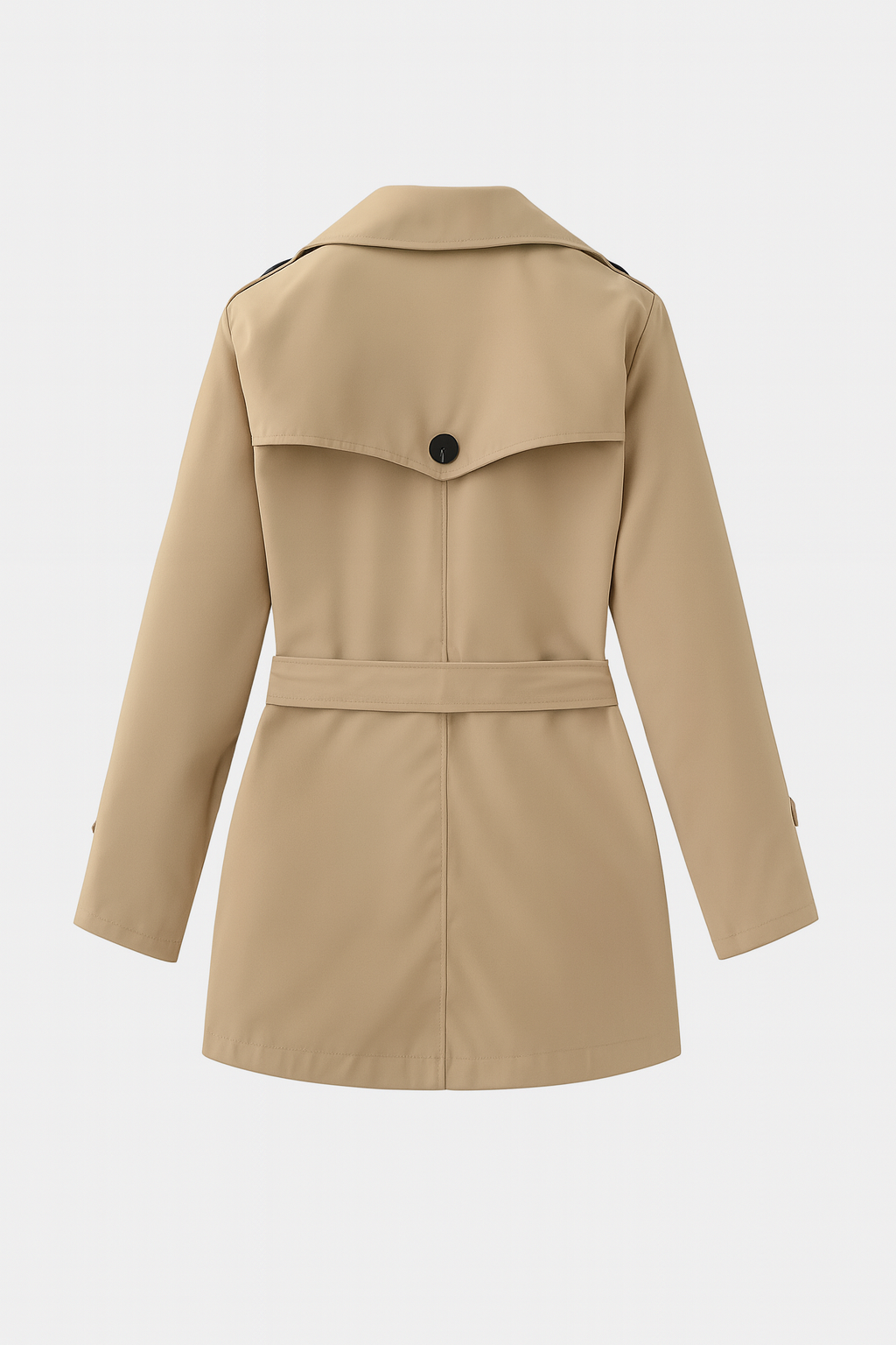 Trench Coat Essenza | Doppio Petto | Beltato | Lunghezza Media | Misto Cotone