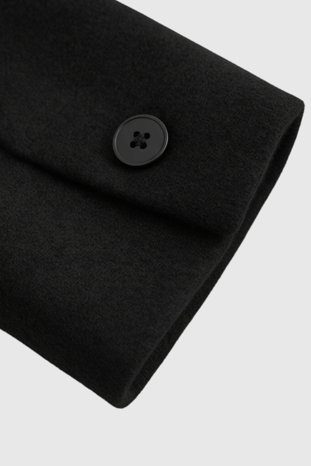 Cappotto Lungo Collo Pelliccia Sintetica | Cintura, Chiusura a Bottone Singolo