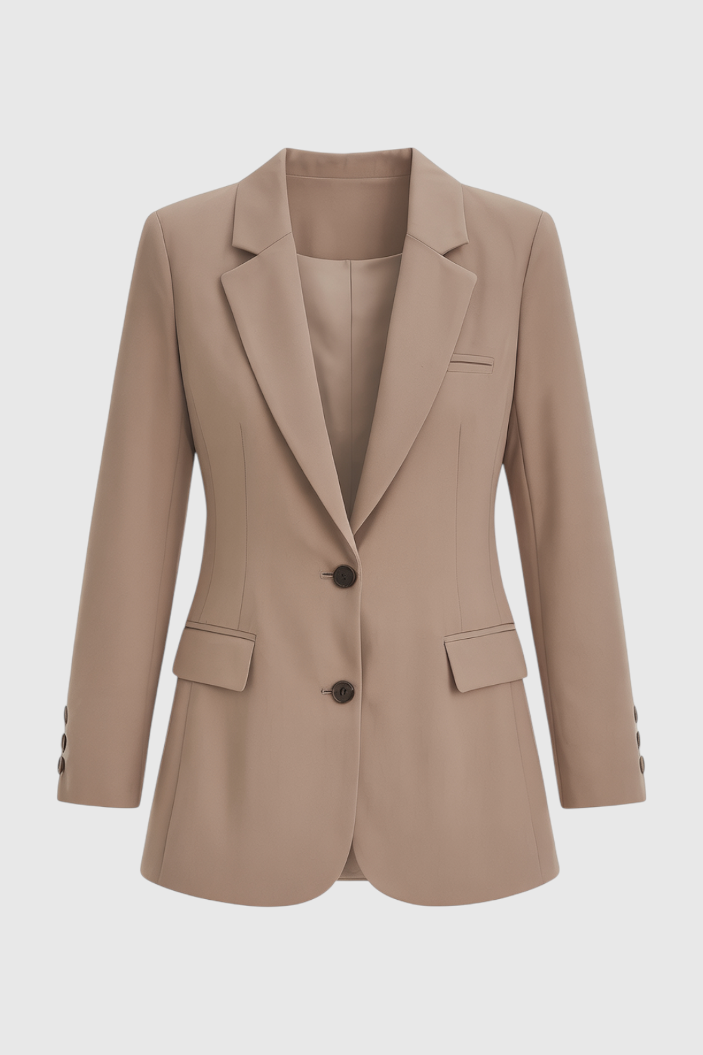 Blazer Singolo | Due Bottoni, Lapello Scollo, Regular Fit, Tasche
