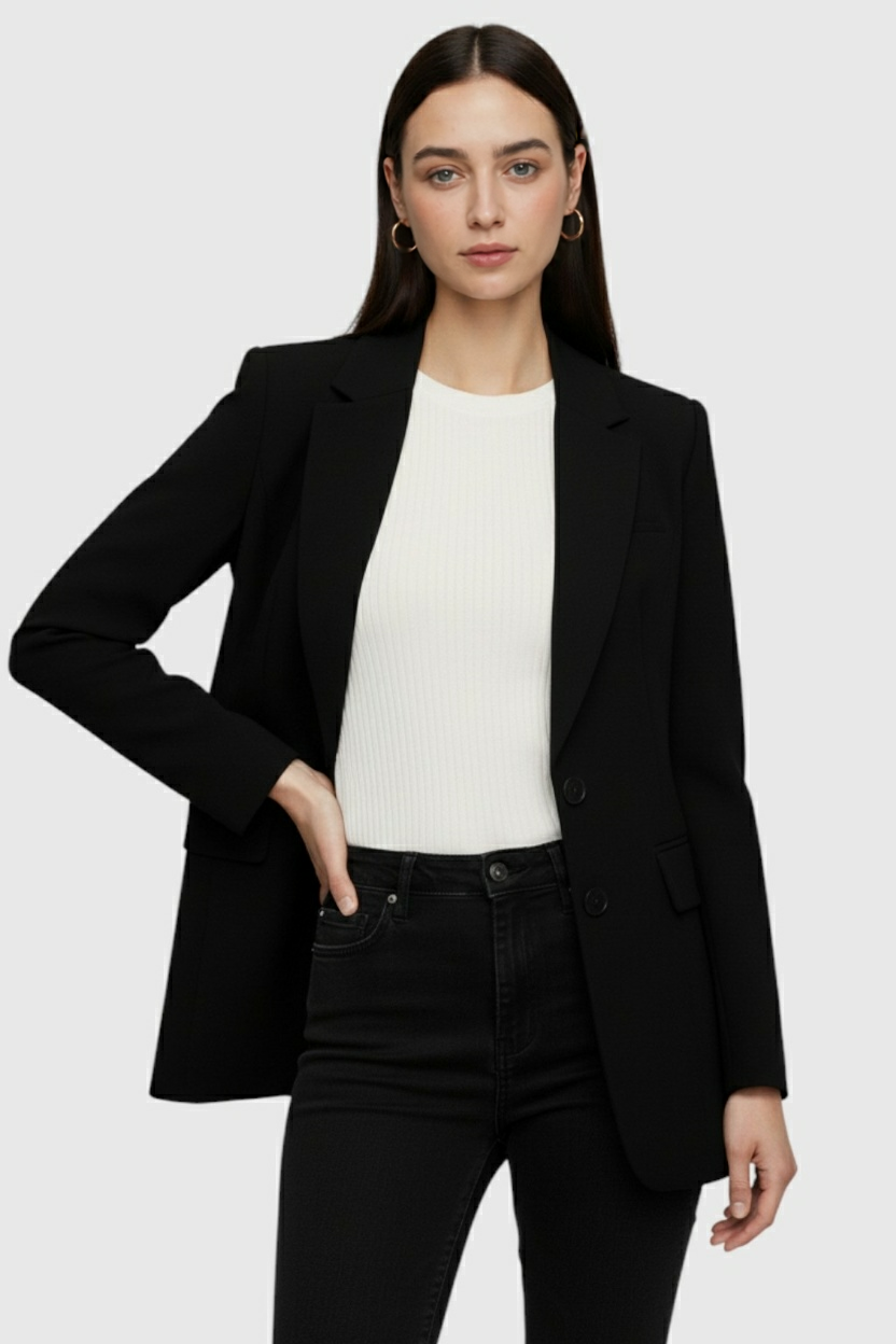 Blazer Unico Bottoni | Revers Ammorbidito | Vestibilità Relaxed