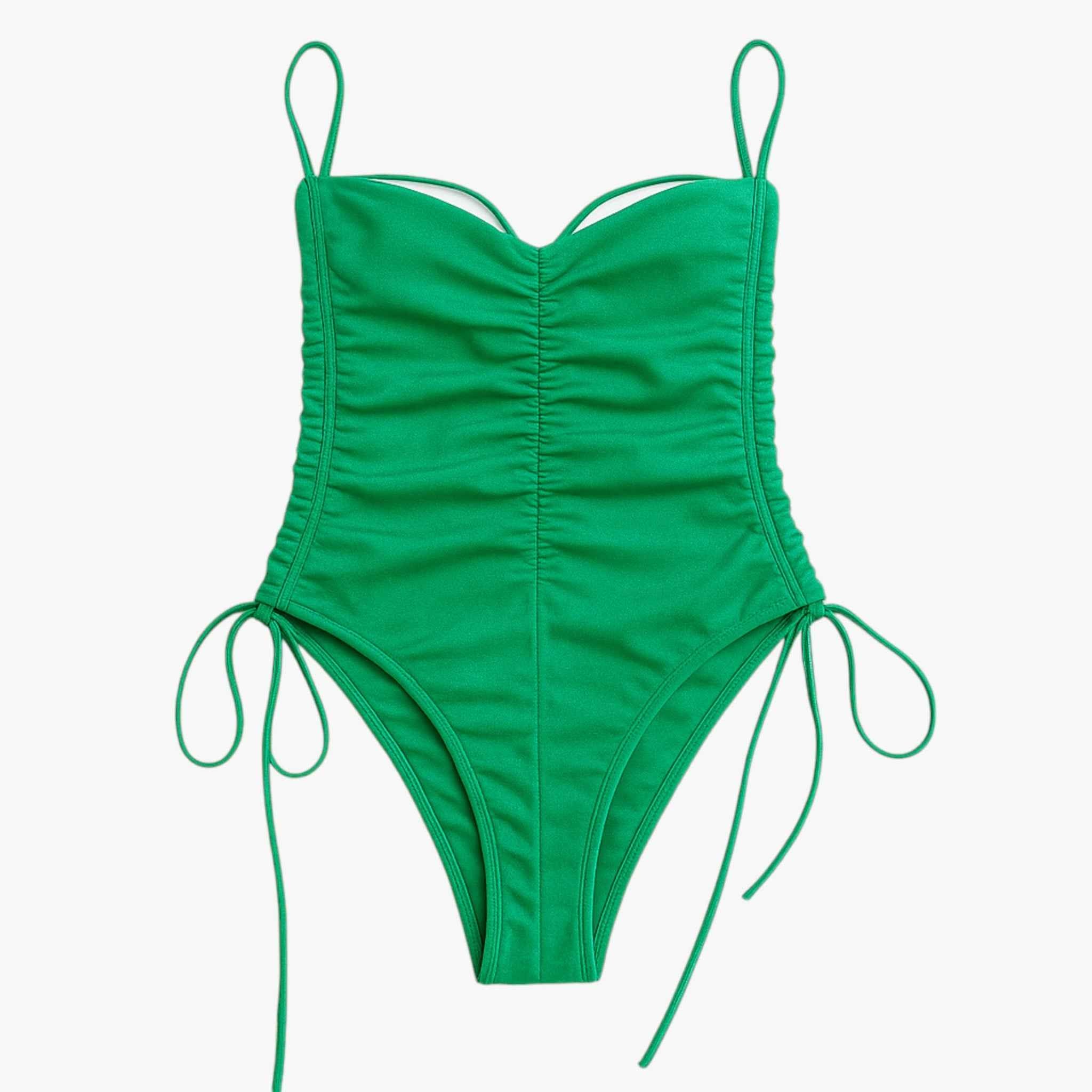 Costume da Bagno Uno Piece Ruched | Spalline Regolabili e Vestibilità Modellante