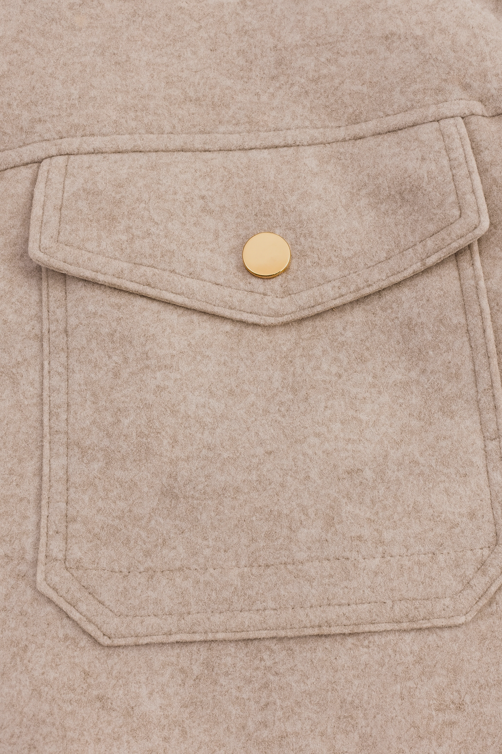 Giacca Zip Morbida | Shacket con Collare, Tasche a Falda