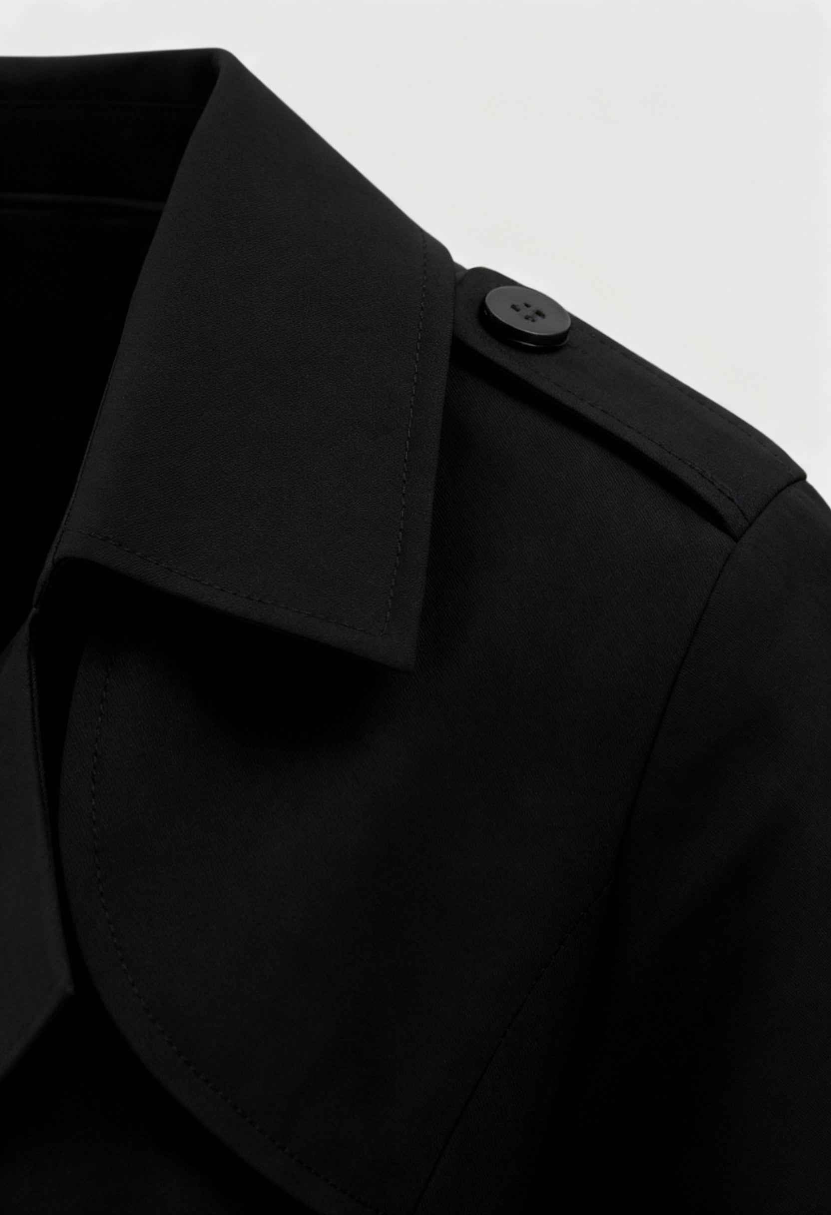 Trench Coat Lungo | Vita Beltata, Doppio Petto, Slim Fit