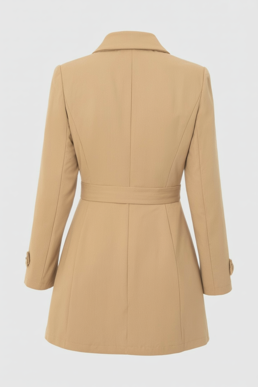 Cappotto Medio Unico | Vita Definita | Bottoni Frontali