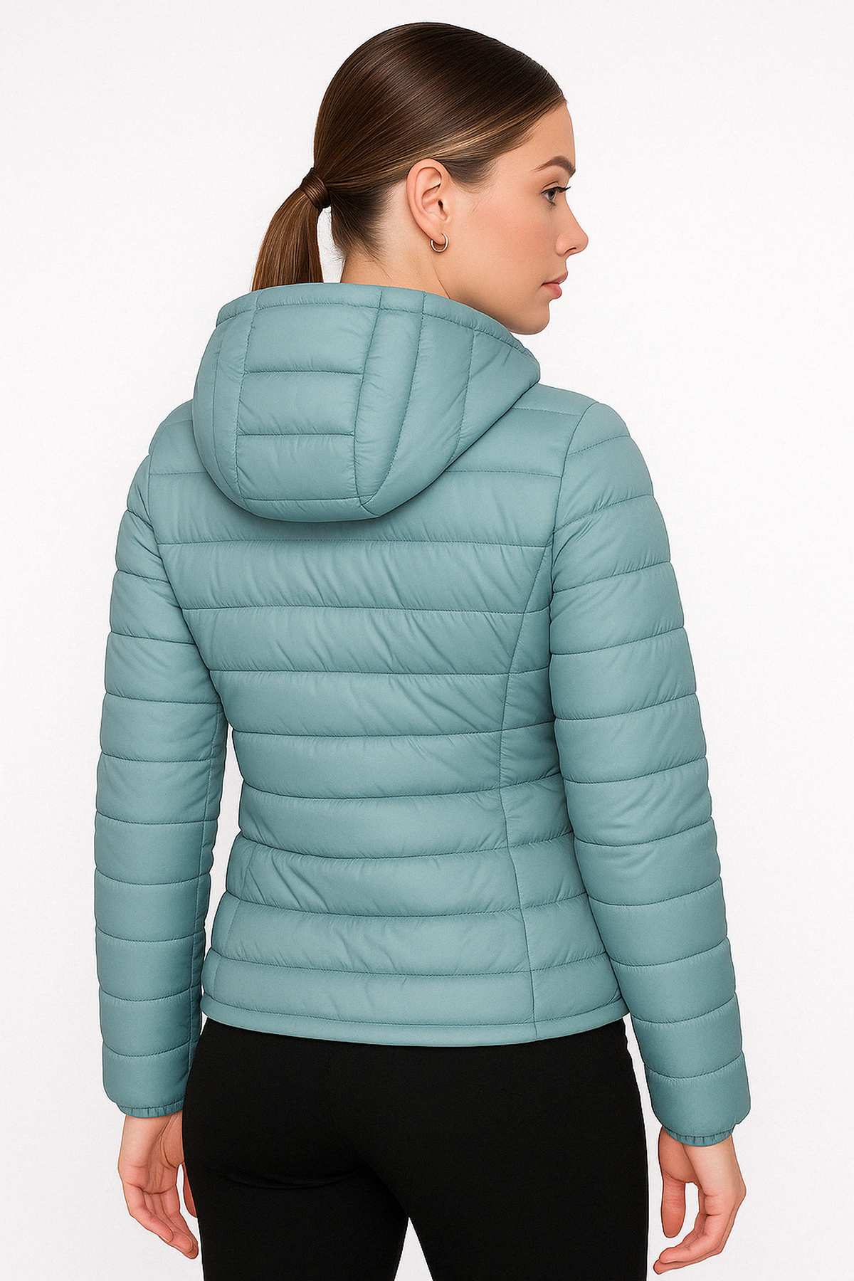 Giacca Puffer con Cappuccio | Leggera in Piuma | Vestibilità Regolare