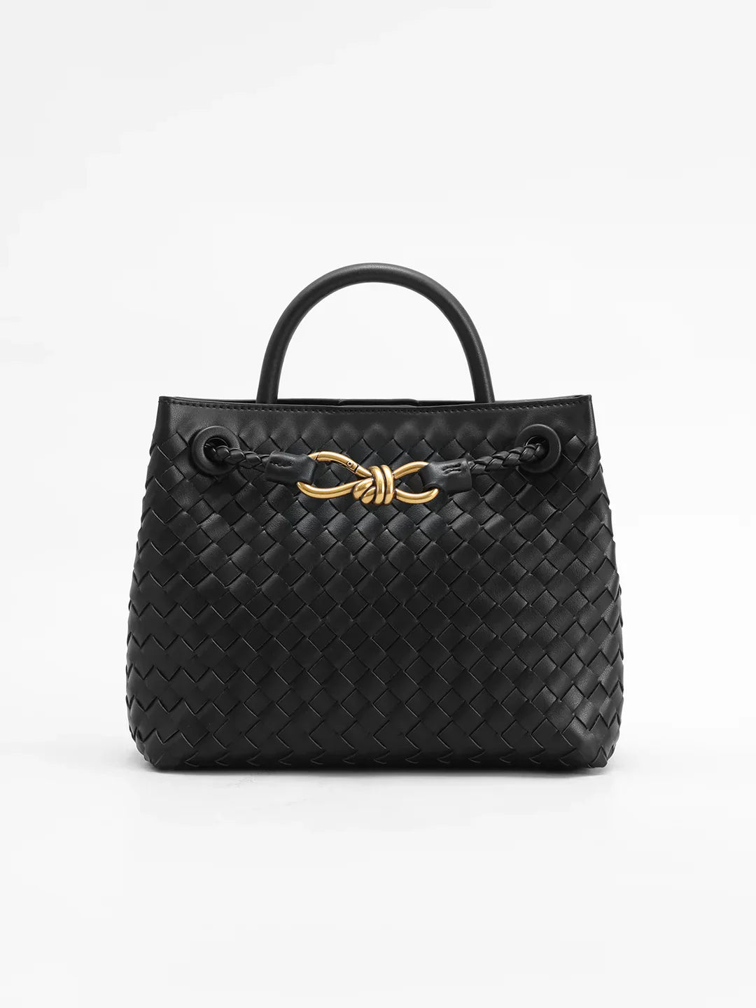 Borsa tote Maestria con manico metallico e silhouette strutturata